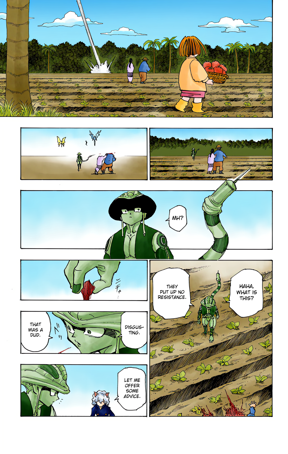 Halaman dari HUNTER x HUNTER (Official Colored) Chapter 214