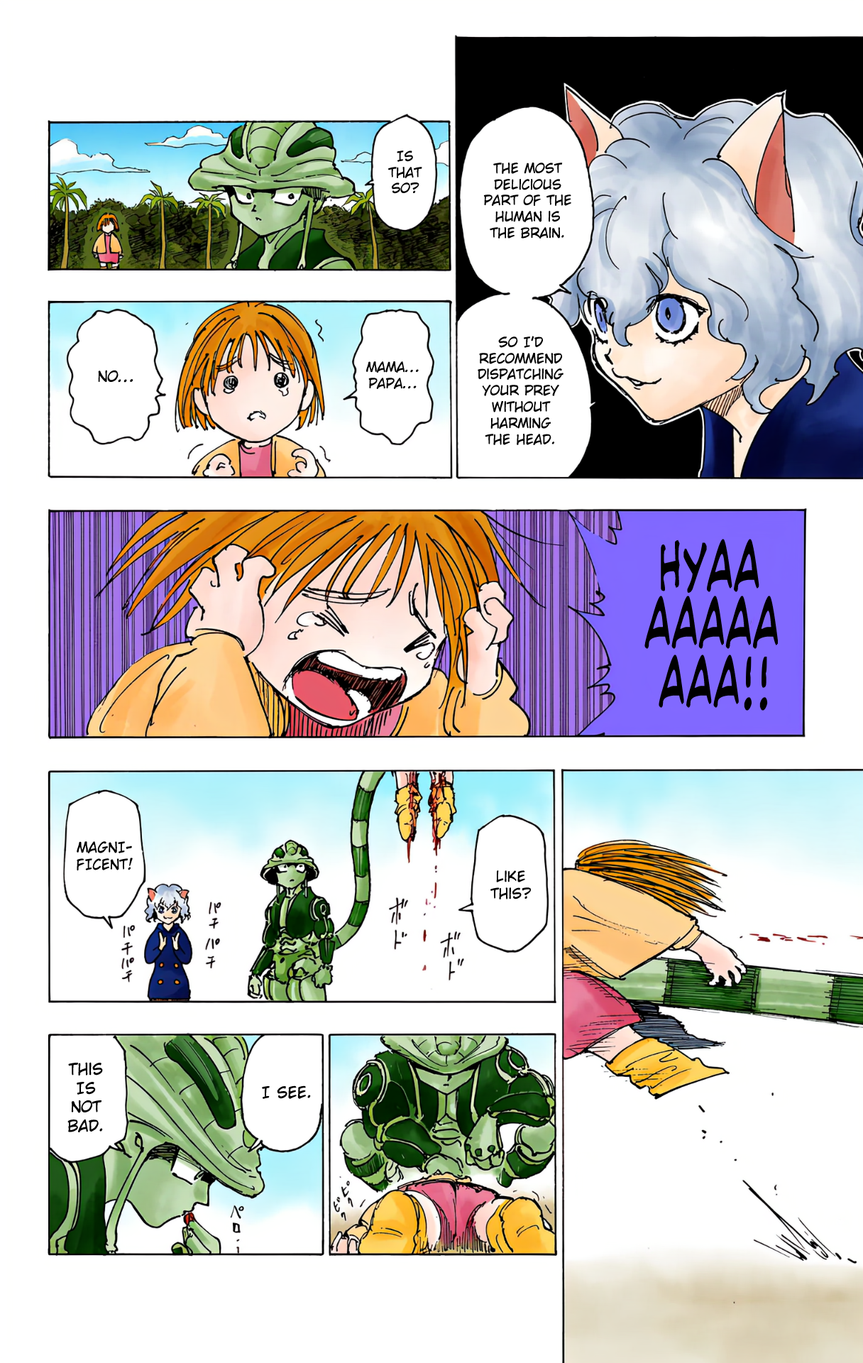 Halaman dari HUNTER x HUNTER (Official Colored) Chapter 214