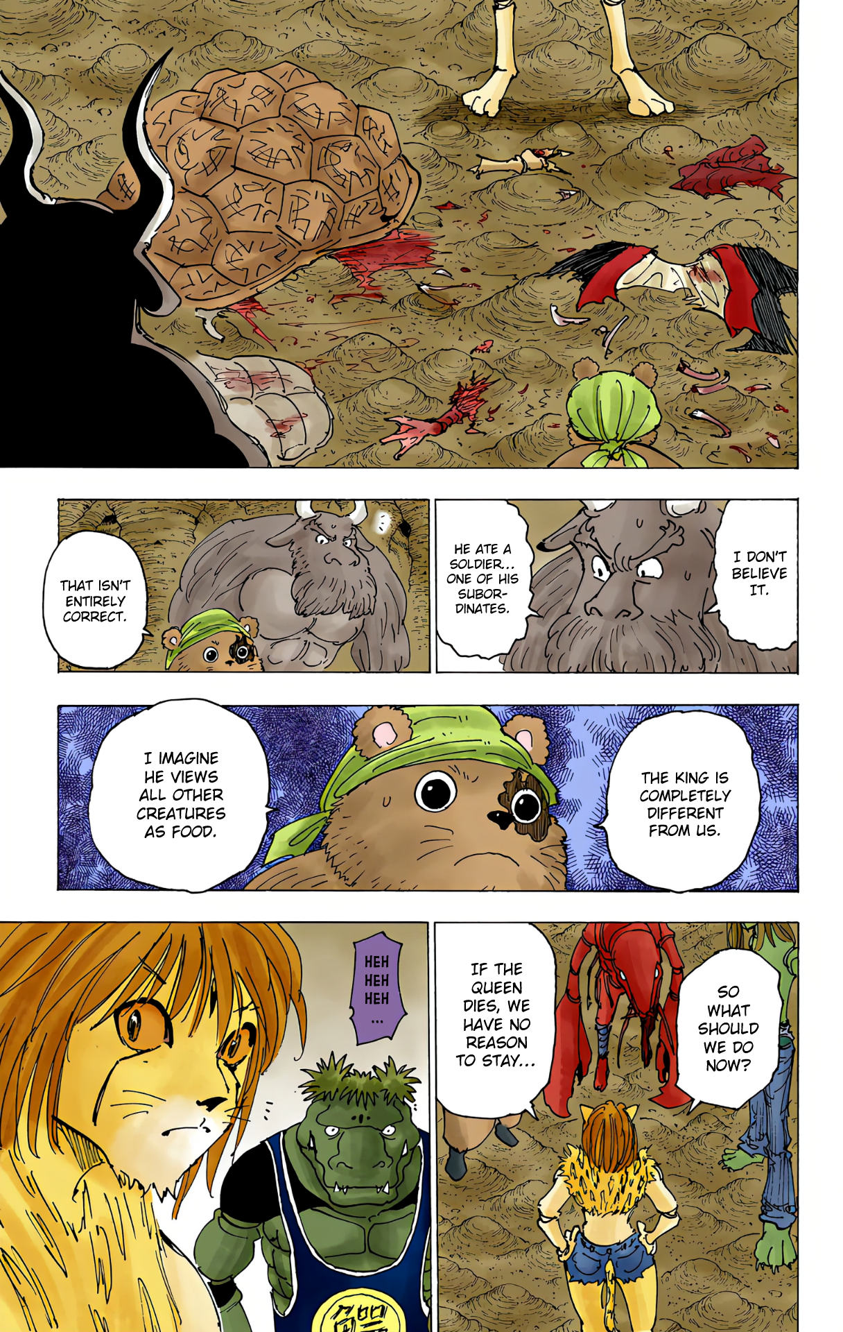 Halaman dari HUNTER x HUNTER (Official Colored) Chapter 214