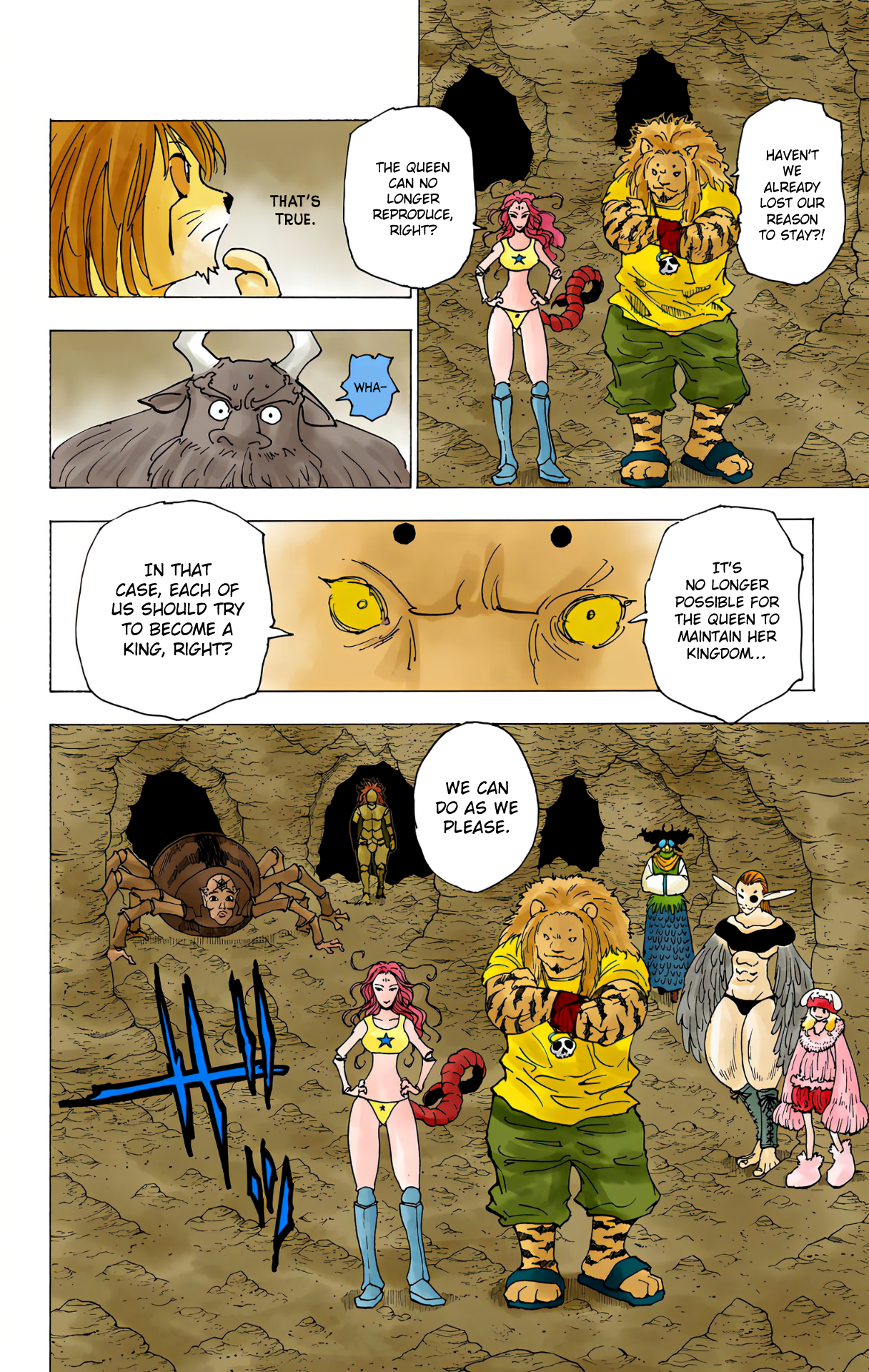 Halaman dari HUNTER x HUNTER (Official Colored) Chapter 214