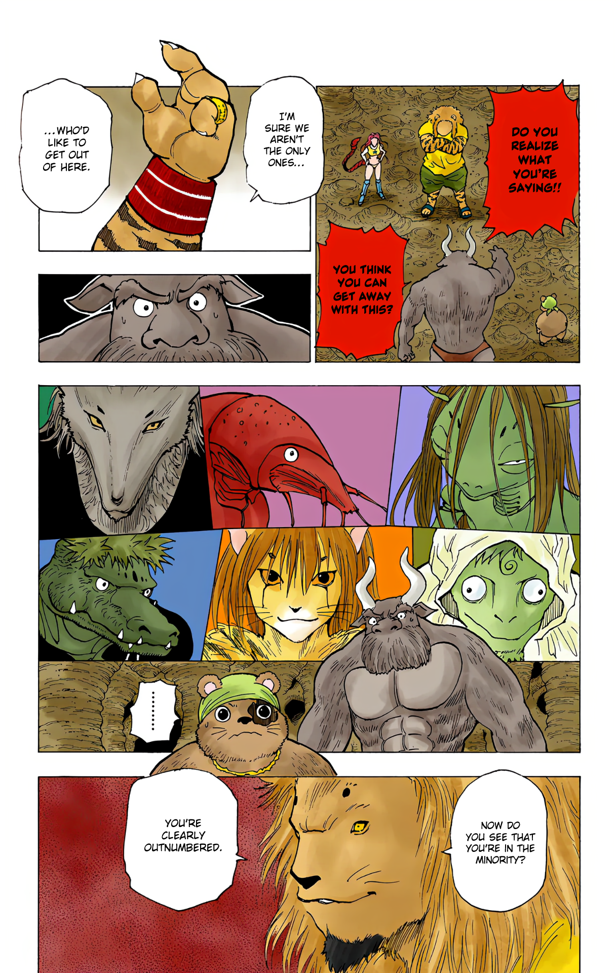 Halaman dari HUNTER x HUNTER (Official Colored) Chapter 214