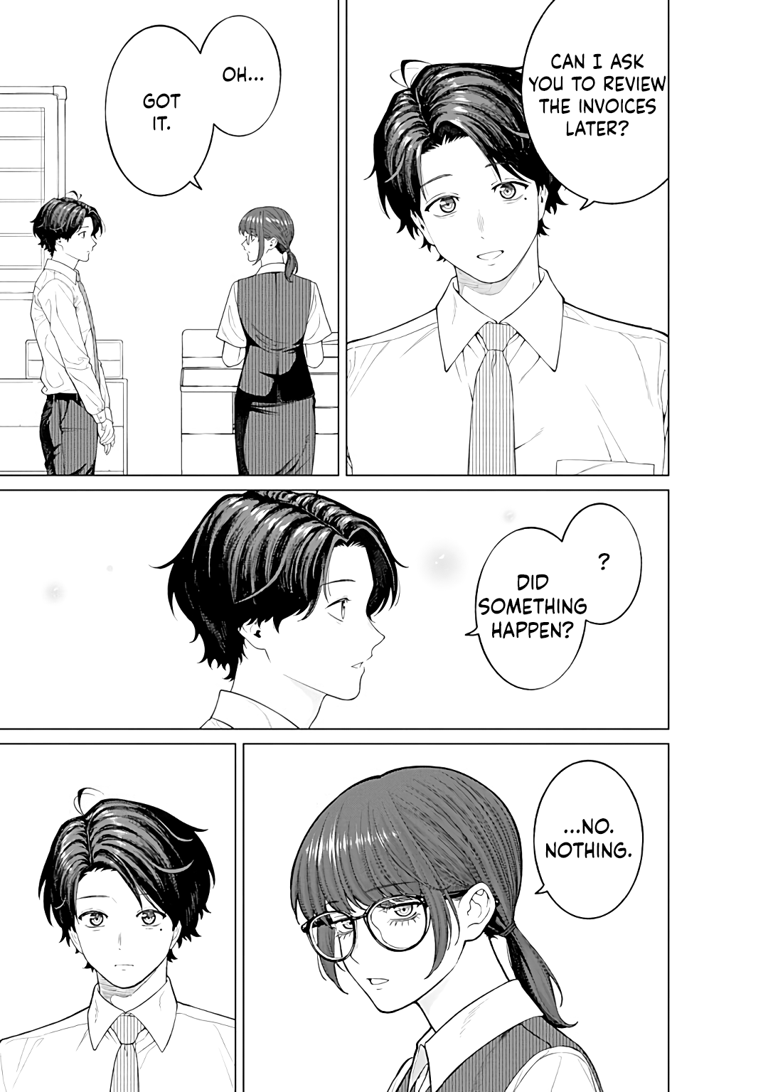 Halaman dari Kaisha to Shiseikatsu: On to Off Chapter 23
