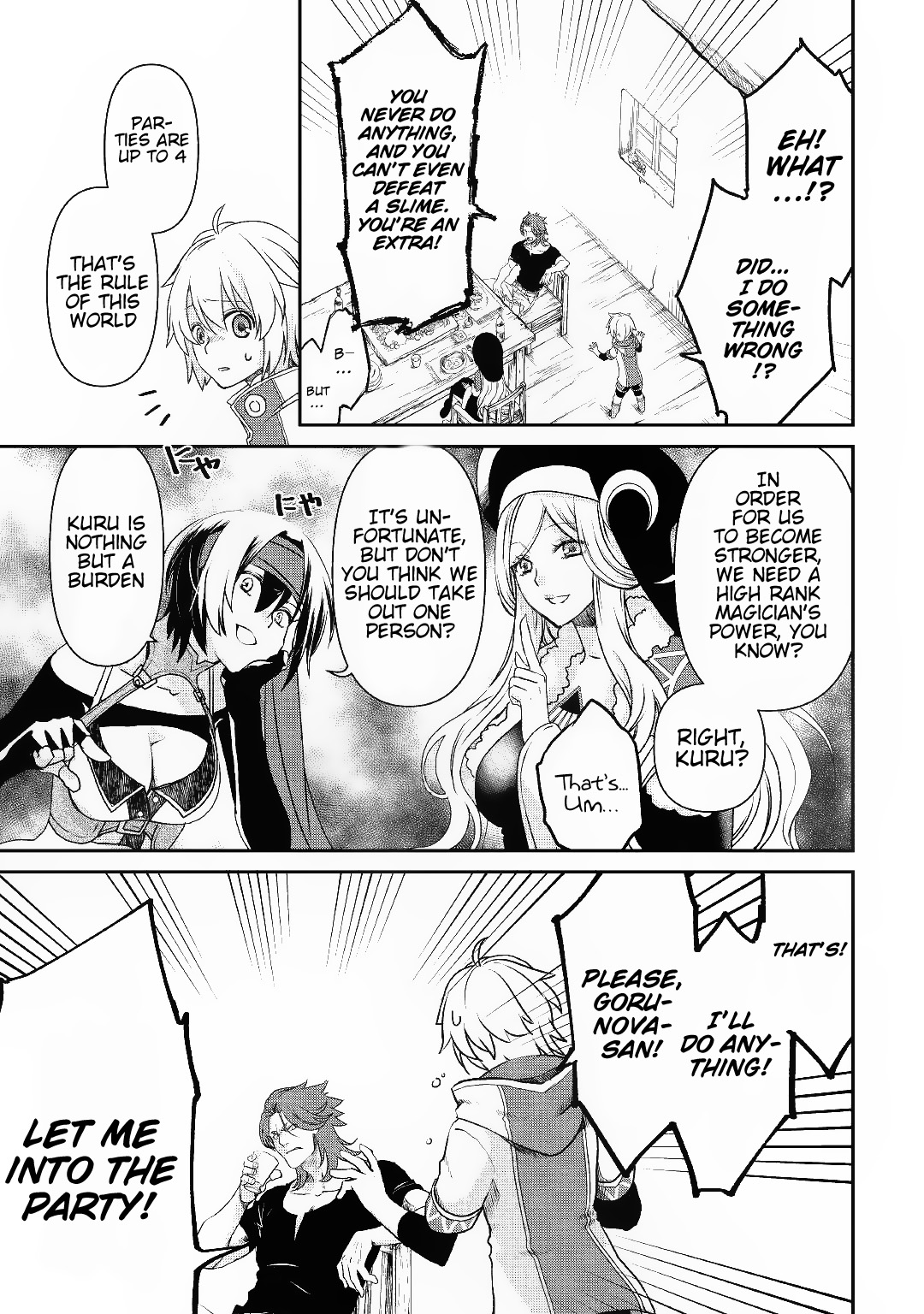 Halaman dari Kanchigai no Atelier Meister - Eiyuu Party no Moto Zatsuyougakari ga, Jitsu wa Sentou Igai ga SSS Rank Datta to Iu Yoku Aru Hanashi Chapter 1