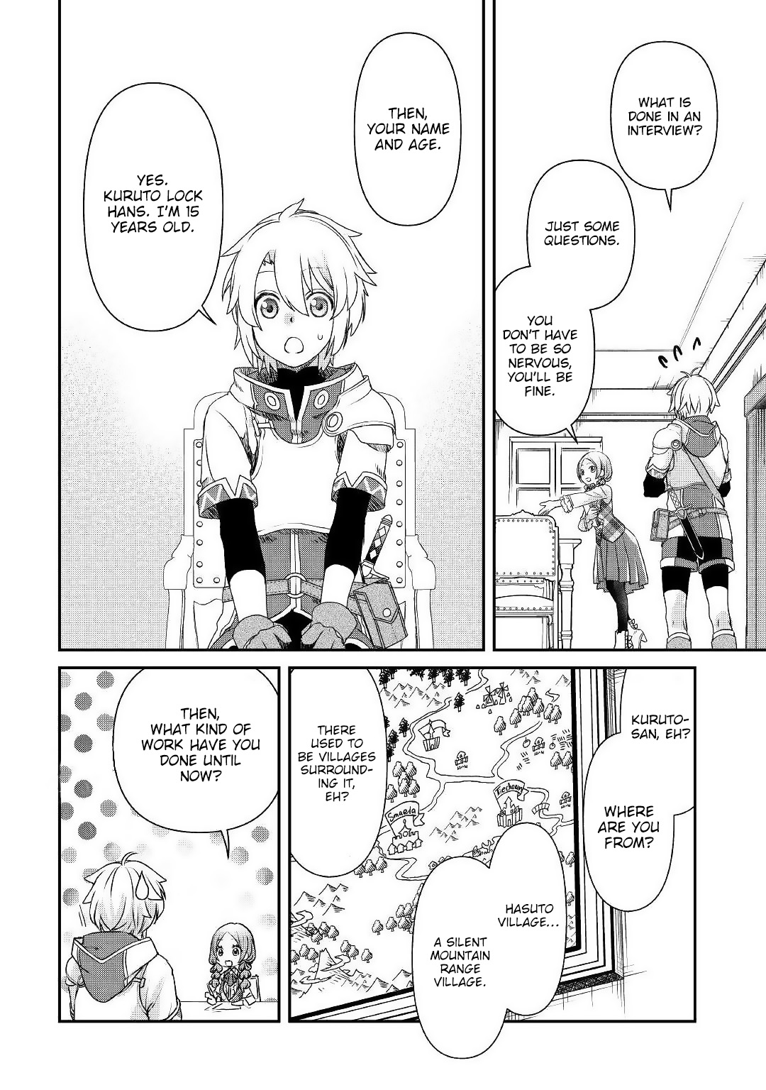 Halaman dari Kanchigai no Atelier Meister - Eiyuu Party no Moto Zatsuyougakari ga, Jitsu wa Sentou Igai ga SSS Rank Datta to Iu Yoku Aru Hanashi Chapter 1