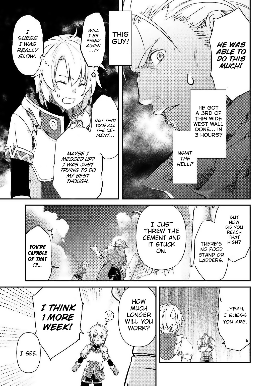 Halaman dari Kanchigai no Atelier Meister - Eiyuu Party no Moto Zatsuyougakari ga, Jitsu wa Sentou Igai ga SSS Rank Datta to Iu Yoku Aru Hanashi Chapter 1