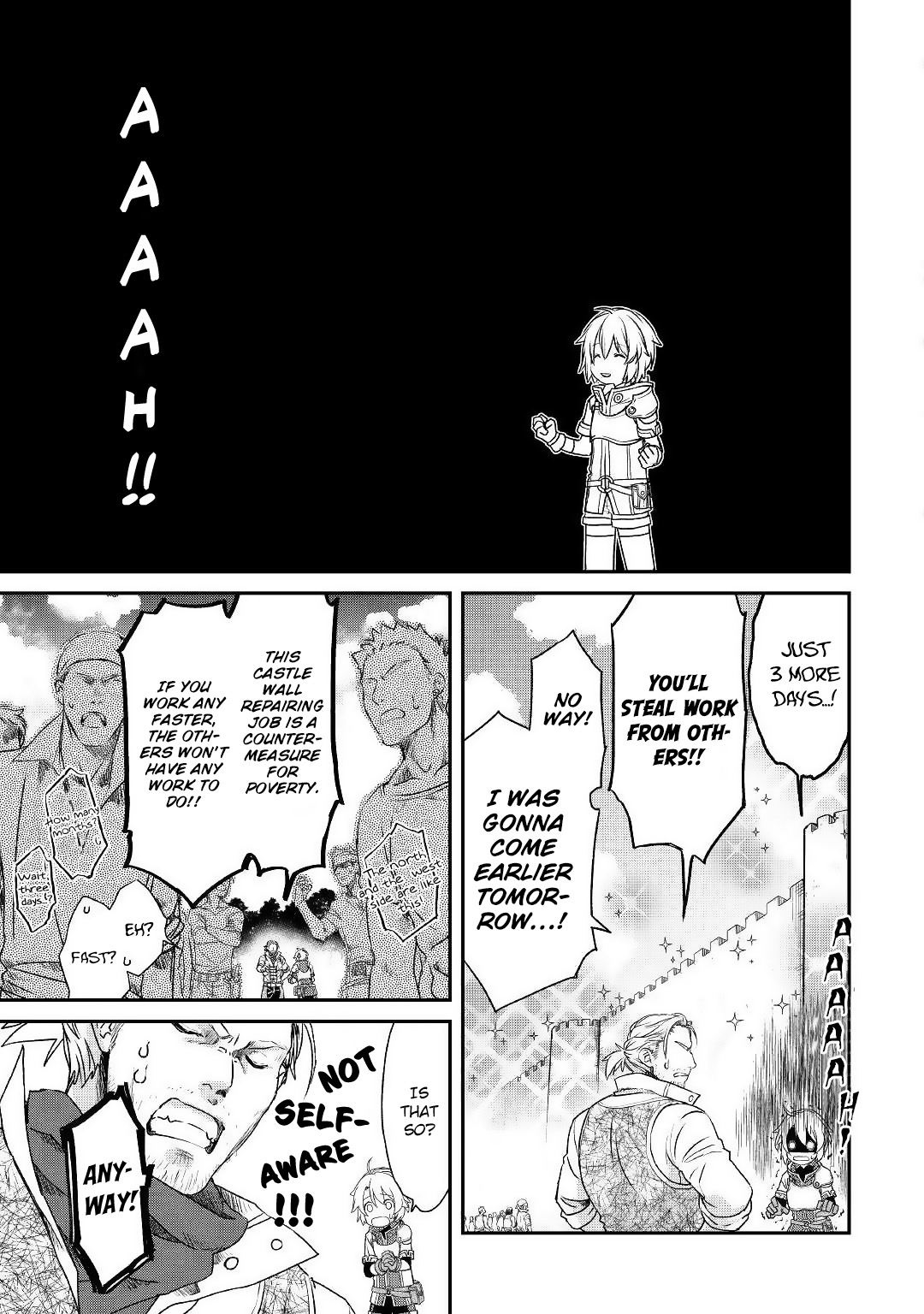 Halaman dari Kanchigai no Atelier Meister - Eiyuu Party no Moto Zatsuyougakari ga, Jitsu wa Sentou Igai ga SSS Rank Datta to Iu Yoku Aru Hanashi Chapter 1