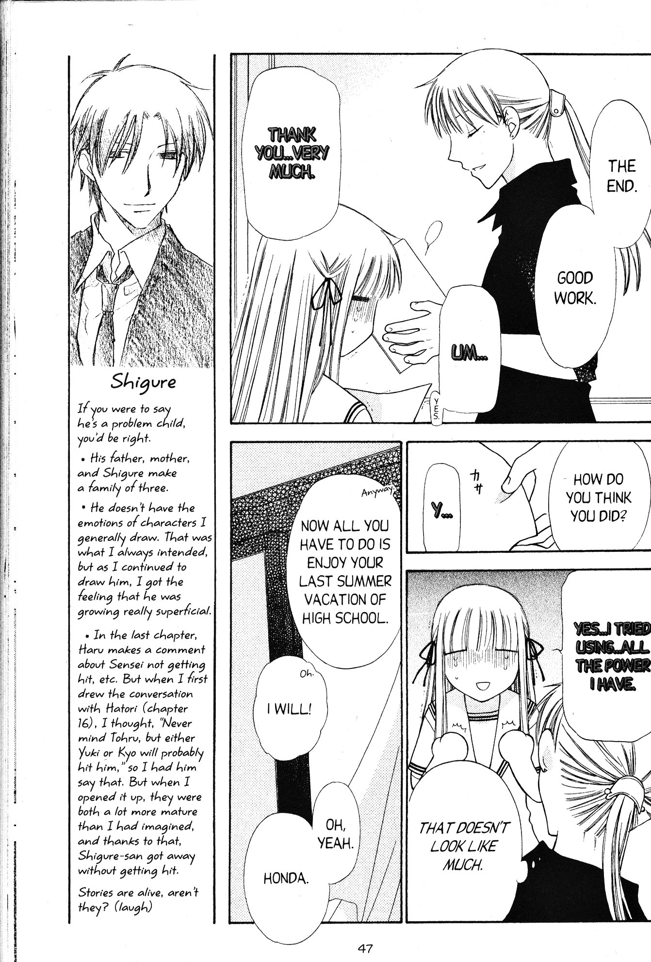 Halaman dari Fruits Basket Chapter 133