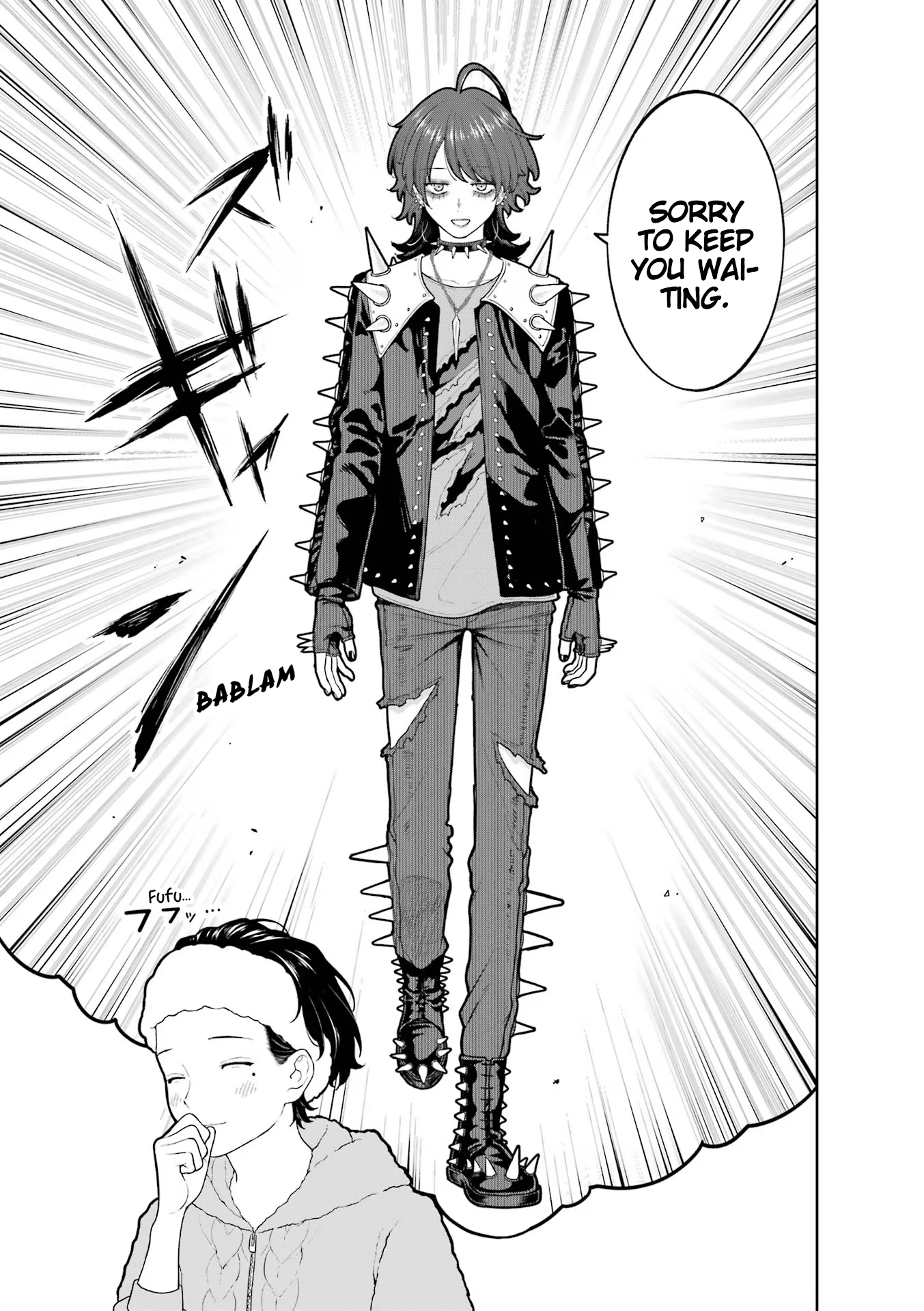 Halaman dari Kaisha to Shiseikatsu: On to Off Chapter 5.5