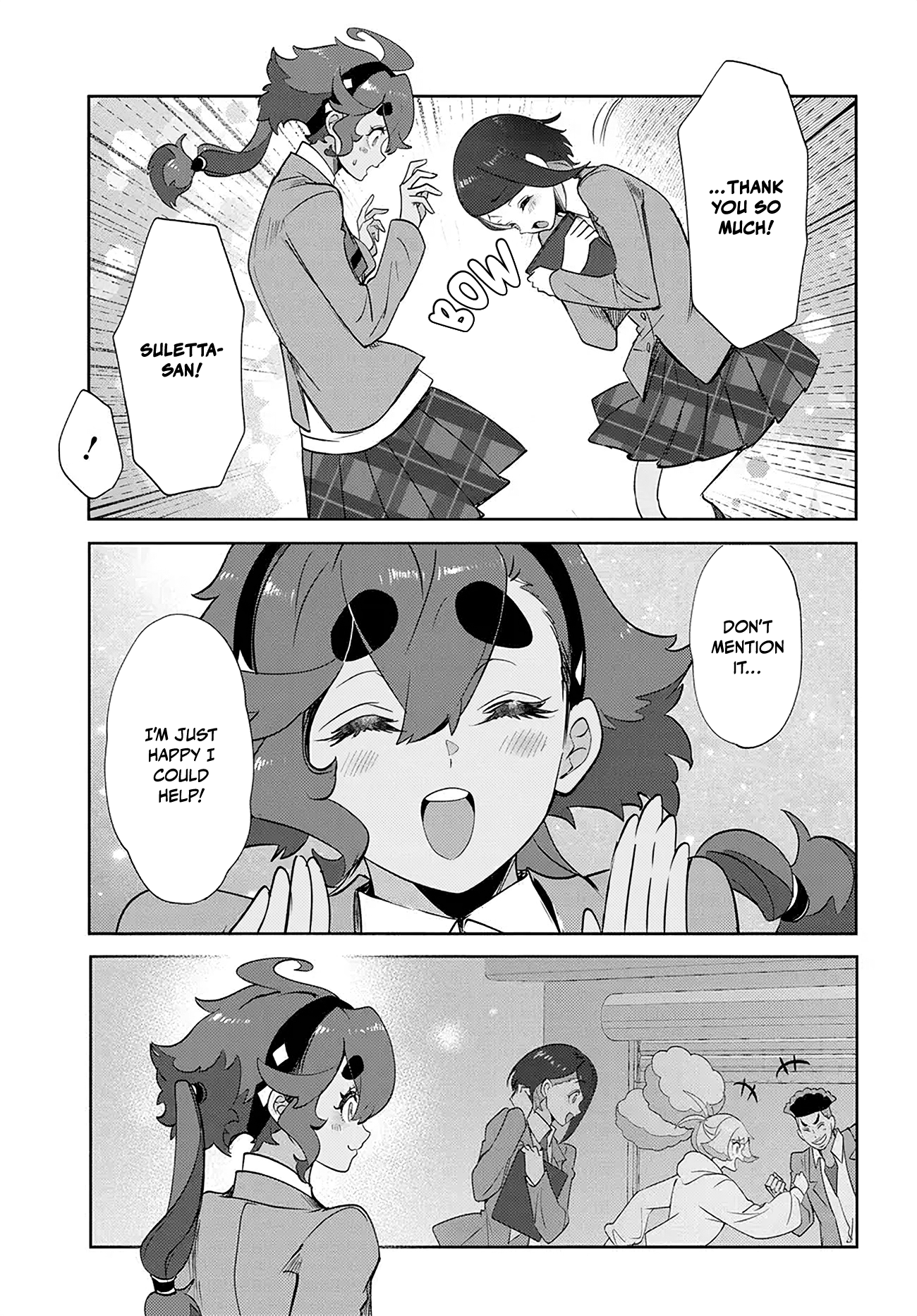 Halaman dari Mobile Suit Gundam: The Witch from Mercury - Frontiers in Glory Days Chapter 4.2