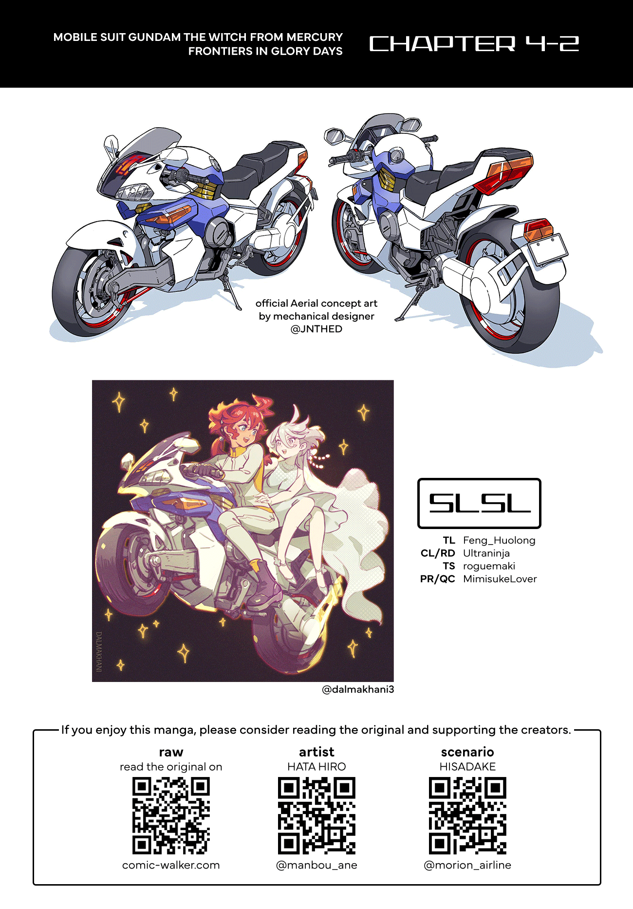 Halaman dari Mobile Suit Gundam: The Witch from Mercury - Frontiers in Glory Days Chapter 4.2