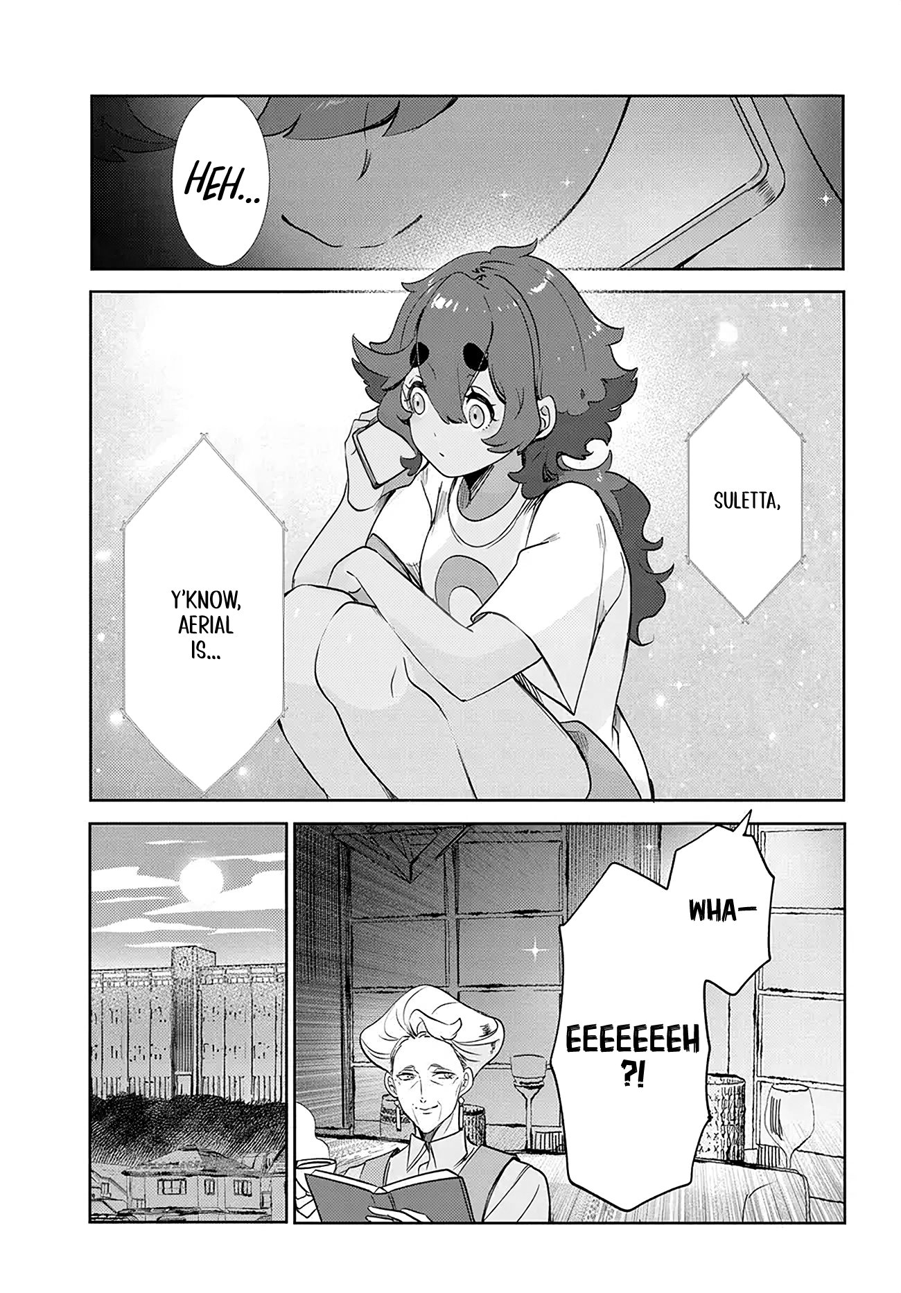 Halaman dari Mobile Suit Gundam: The Witch from Mercury - Frontiers in Glory Days Chapter 4.2