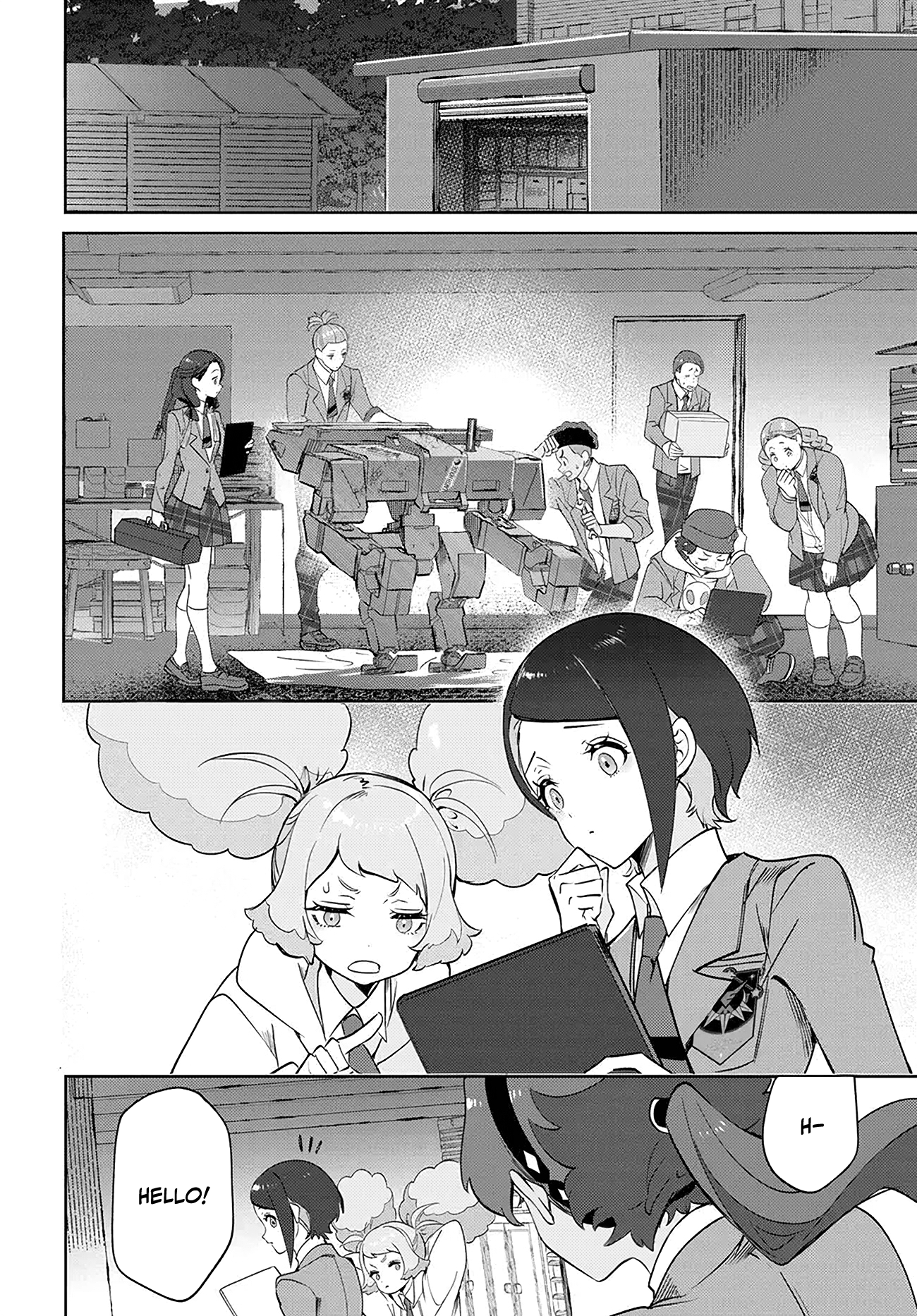 Halaman dari Mobile Suit Gundam: The Witch from Mercury - Frontiers in Glory Days Chapter 4.2