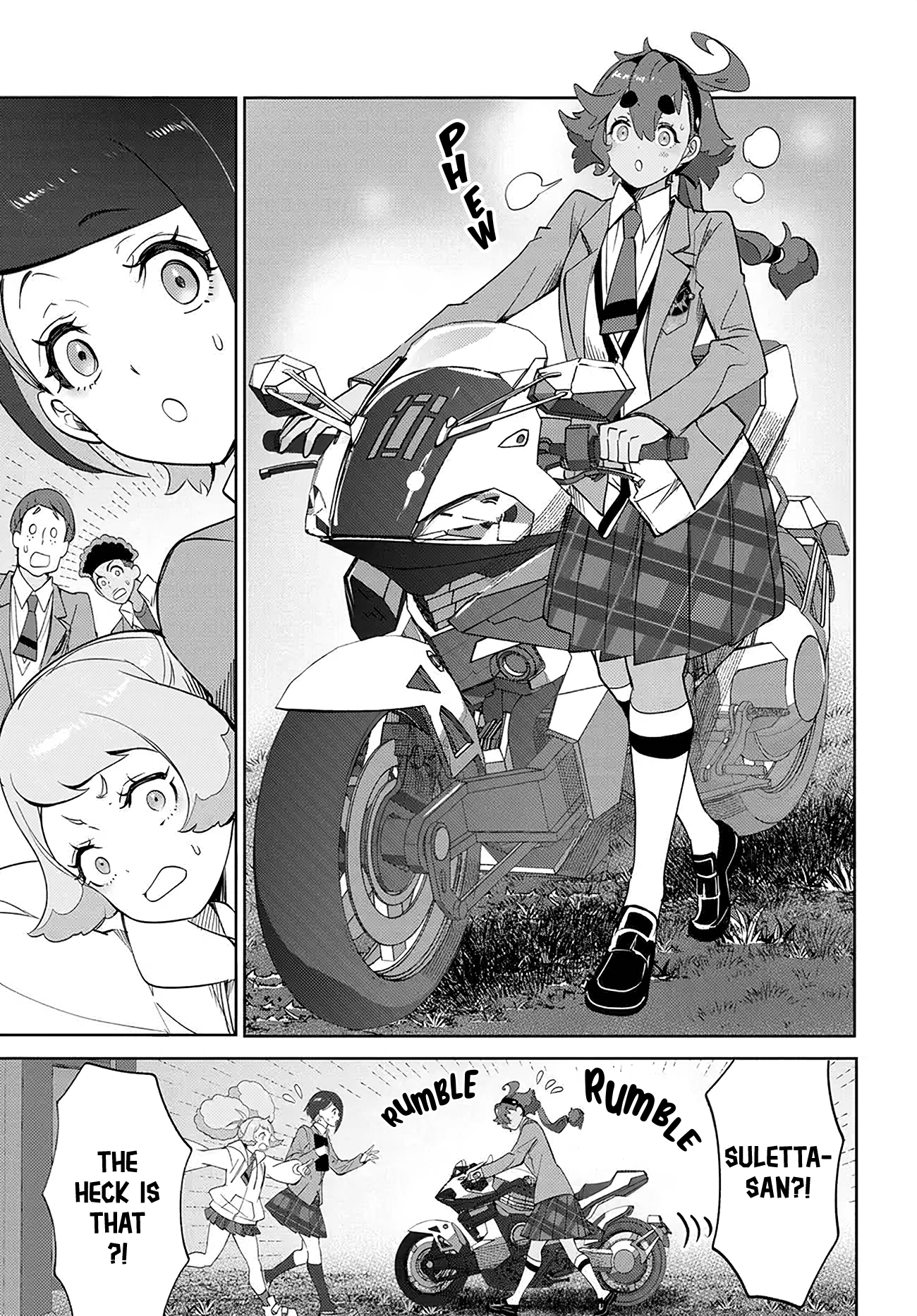 Halaman dari Mobile Suit Gundam: The Witch from Mercury - Frontiers in Glory Days Chapter 4.2