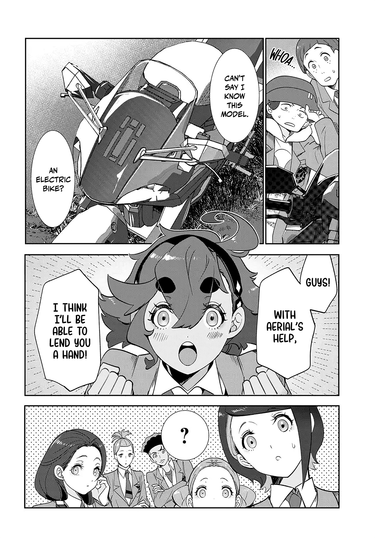 Halaman dari Mobile Suit Gundam: The Witch from Mercury - Frontiers in Glory Days Chapter 4.2