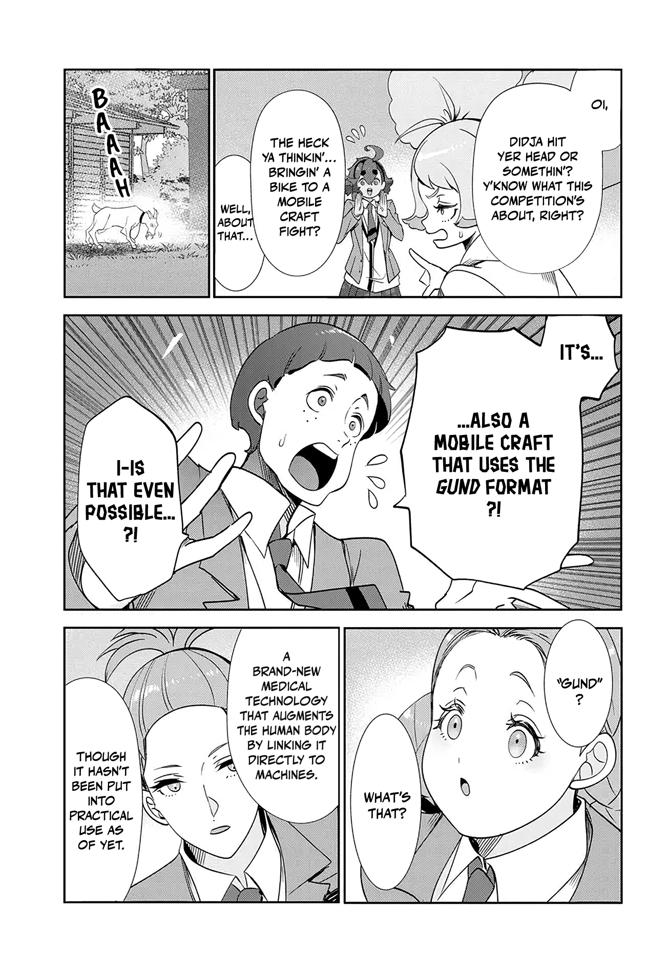 Halaman dari Mobile Suit Gundam: The Witch from Mercury - Frontiers in Glory Days Chapter 4.2