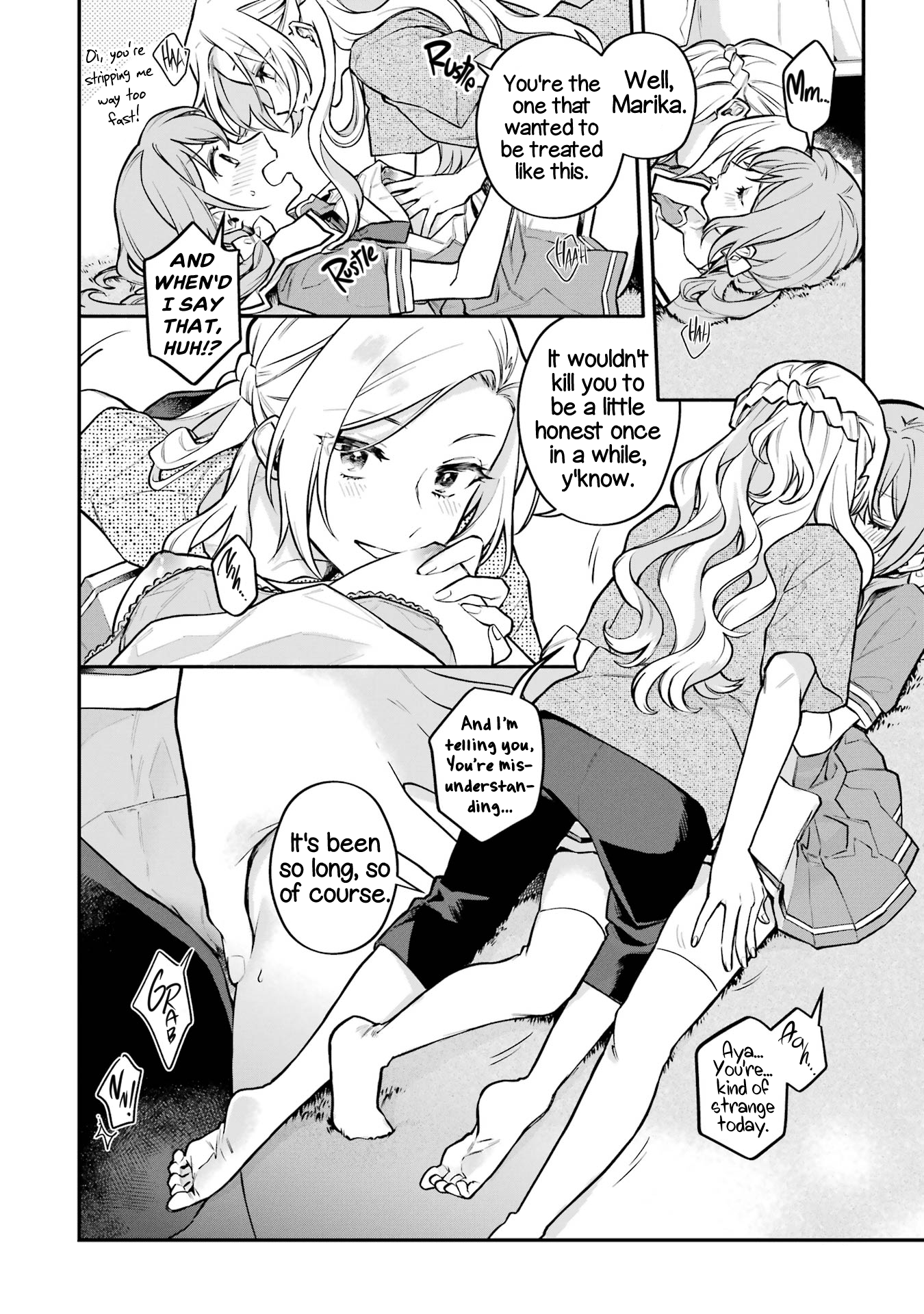 Halaman dari Onna Doushi toka Arienai desho to Iiharu Onnanoko wo, Hyakunichikan de Tetteiteki ni Otosu Yuri no Ohanashi Chapter 6