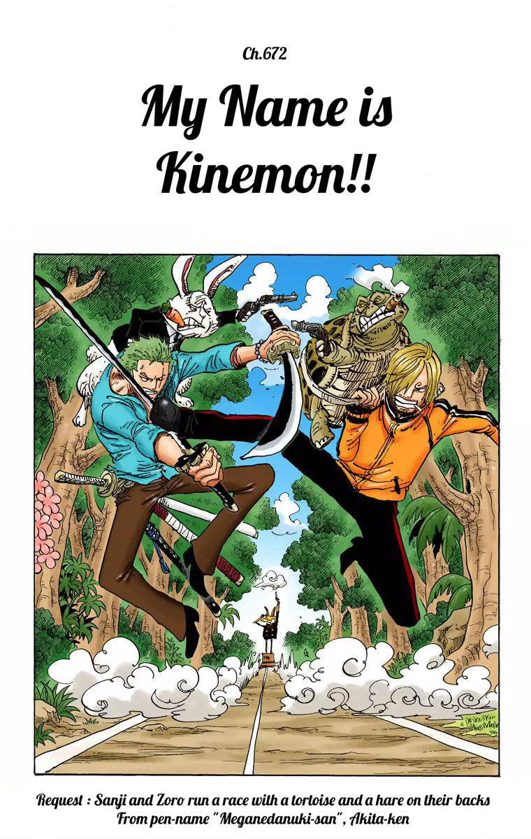 Halaman dari One Piece (Official Colored) Chapter 672