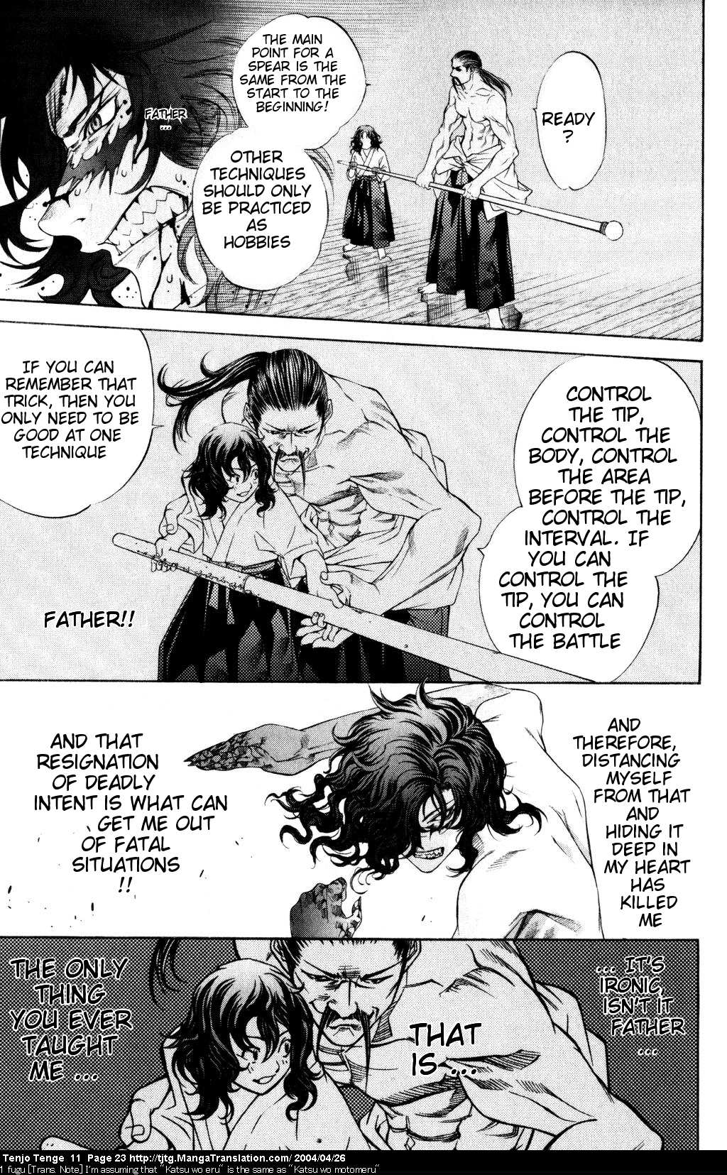 Halaman dari Tenjou Tenge Chapter 64
