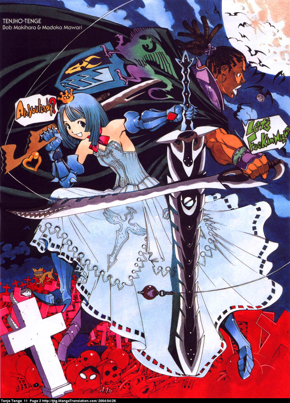 Halaman dari Tenjou Tenge Chapter 64