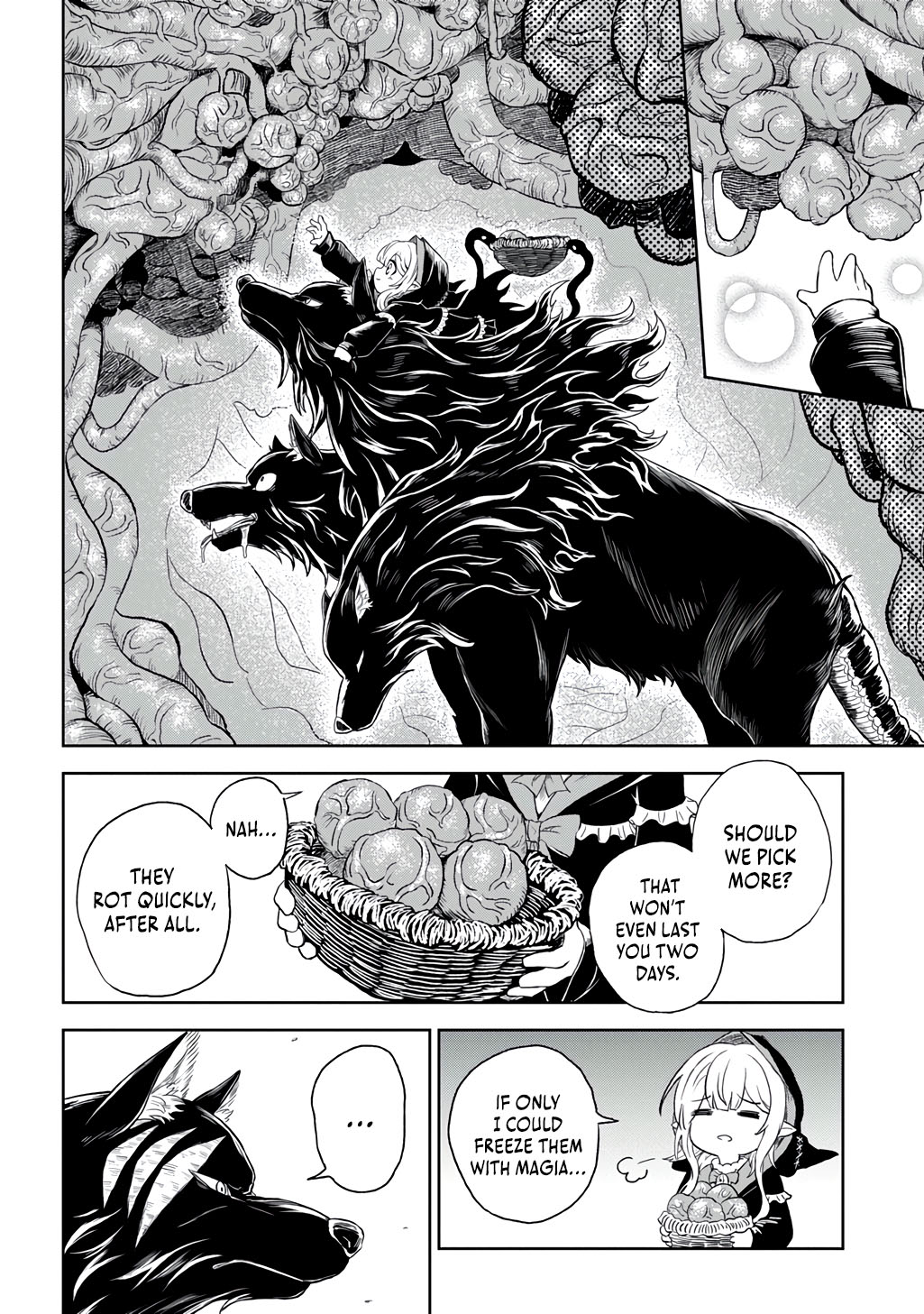 Halaman dari Mamono no Mori no Shojo Nova Chapter 1