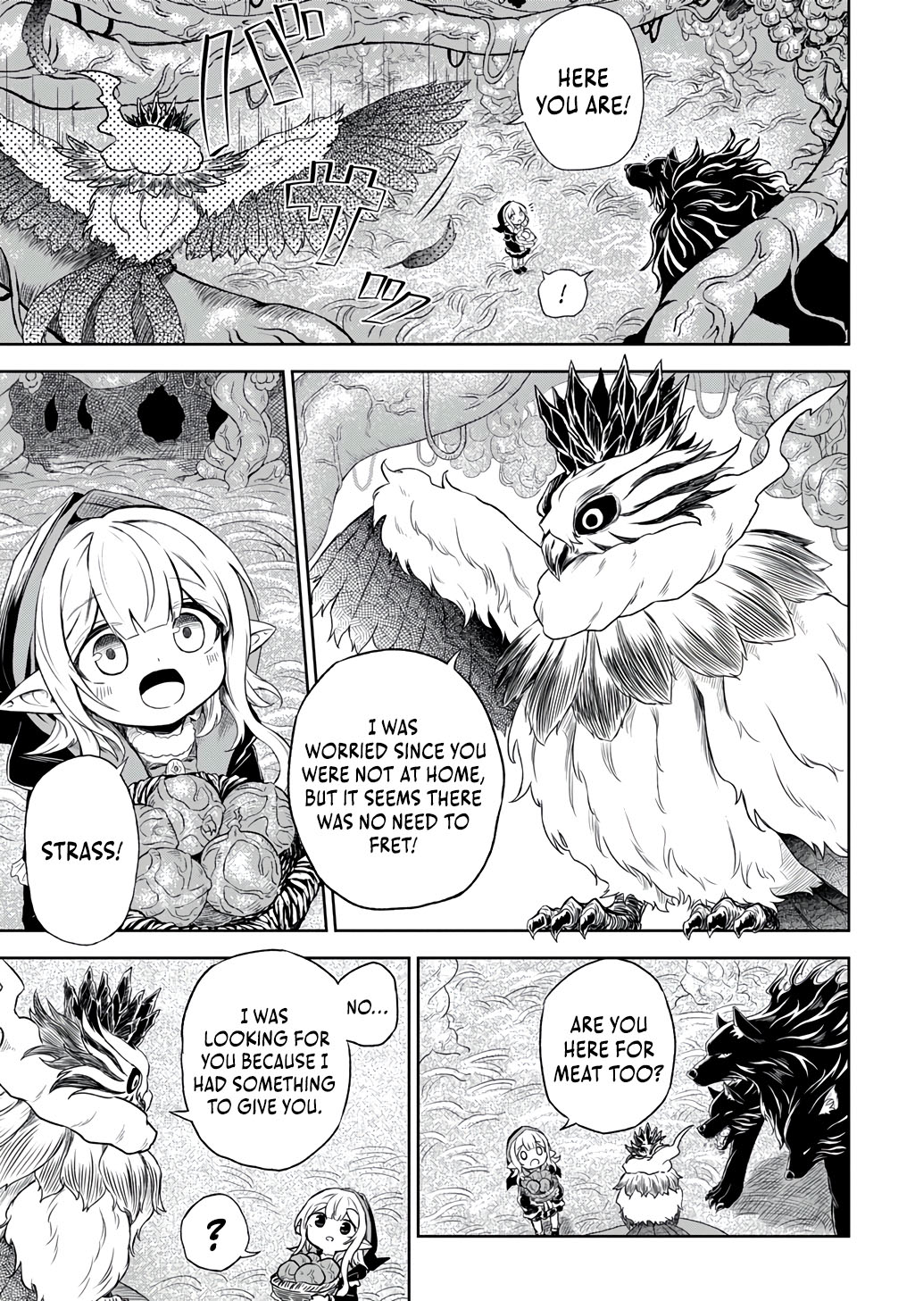 Halaman dari Mamono no Mori no Shojo Nova Chapter 1