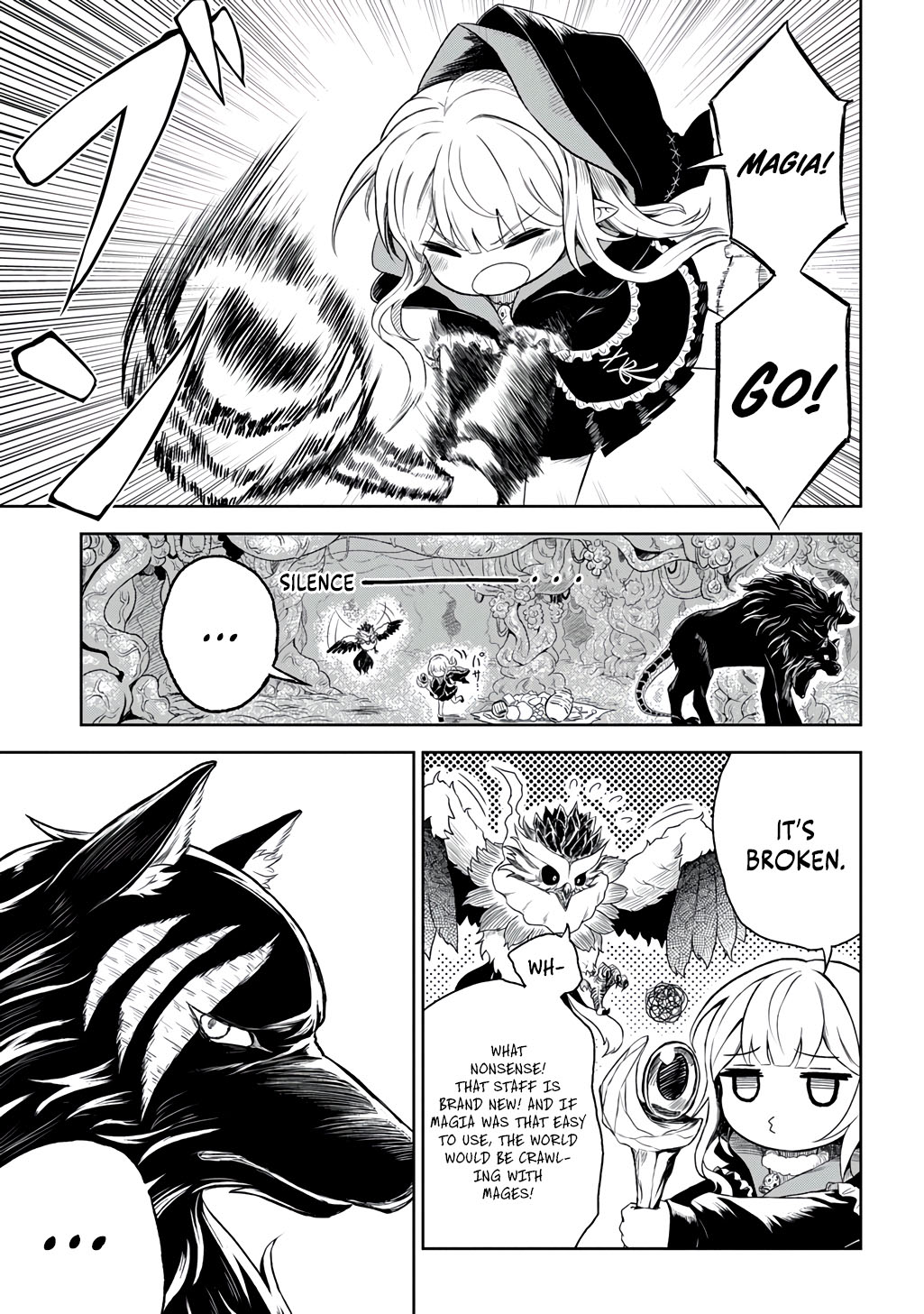 Halaman dari Mamono no Mori no Shojo Nova Chapter 1