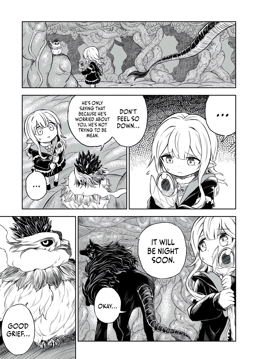 Halaman dari Mamono no Mori no Shojo Nova Chapter 1