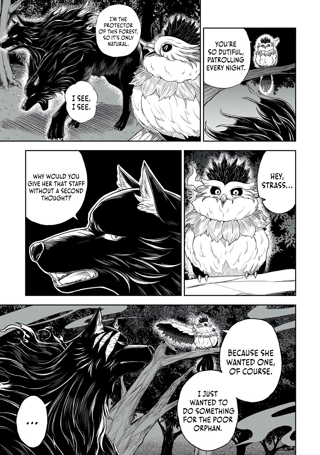 Halaman dari Mamono no Mori no Shojo Nova Chapter 1