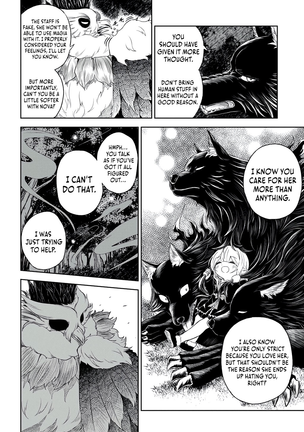 Halaman dari Mamono no Mori no Shojo Nova Chapter 1