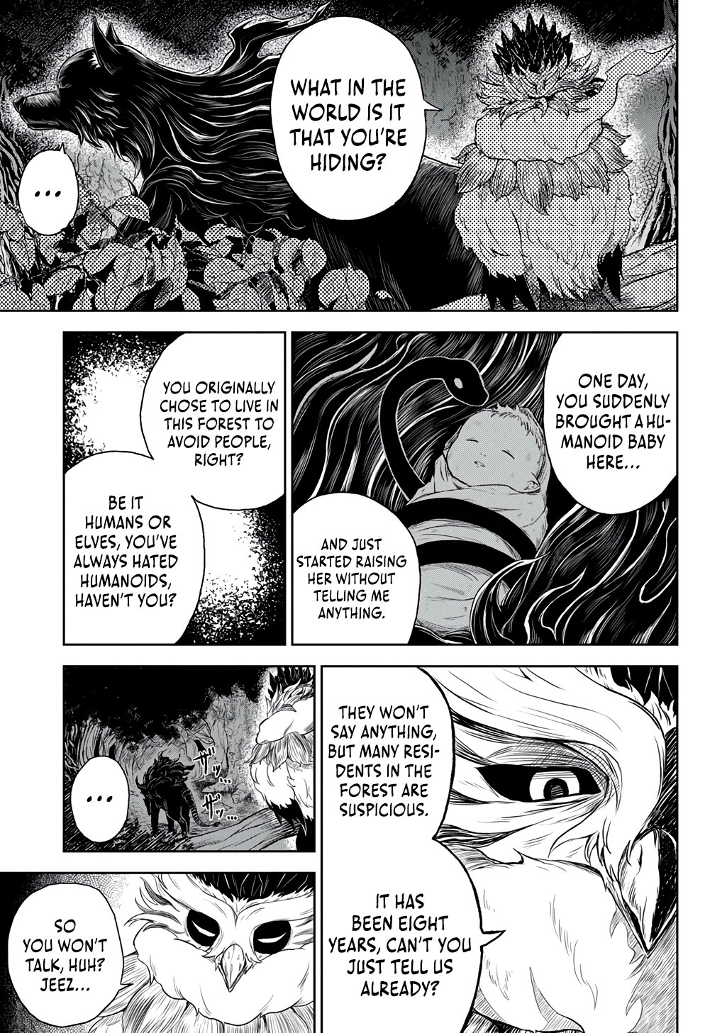 Halaman dari Mamono no Mori no Shojo Nova Chapter 1