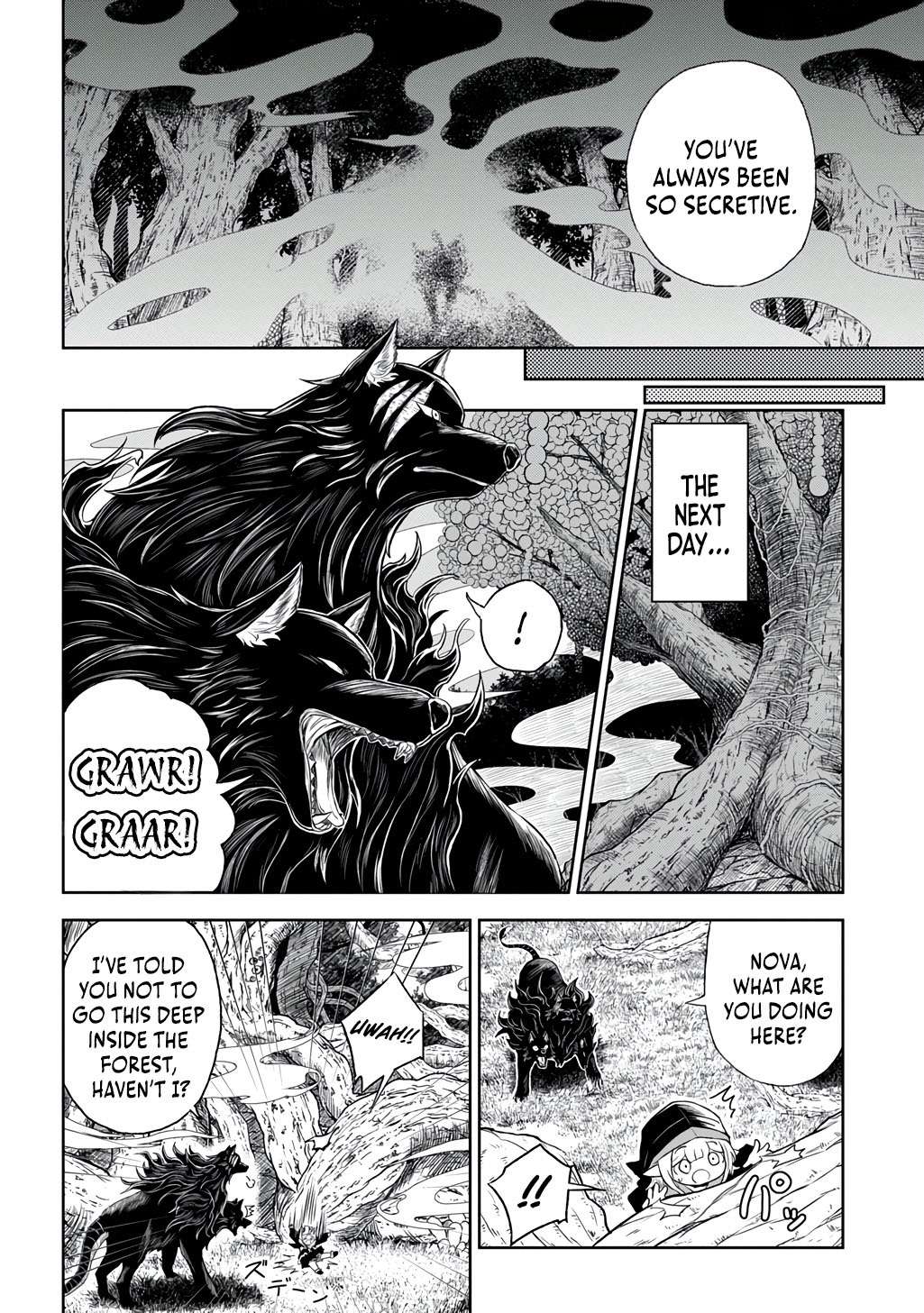 Halaman dari Mamono no Mori no Shojo Nova Chapter 1