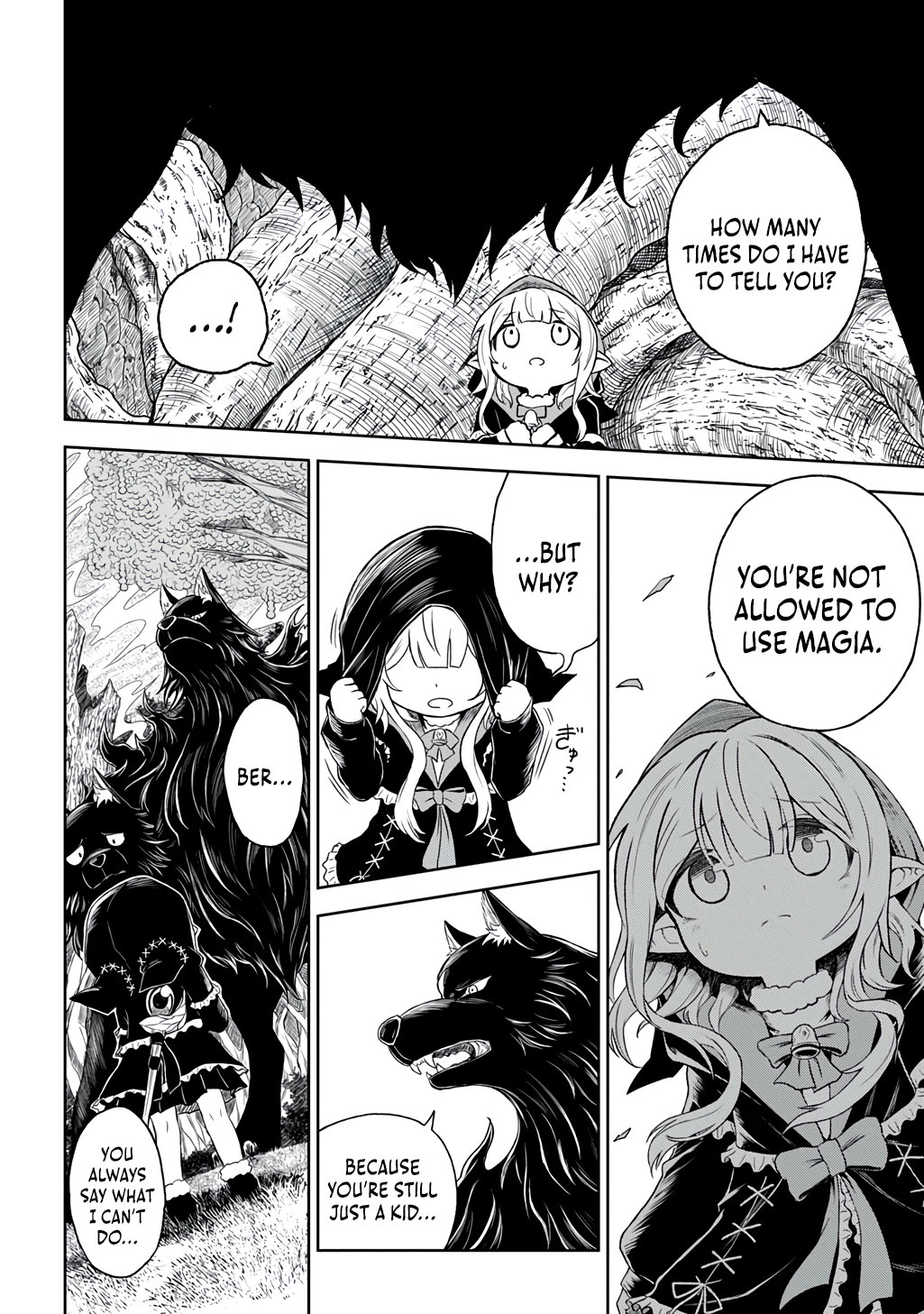 Halaman dari Mamono no Mori no Shojo Nova Chapter 1