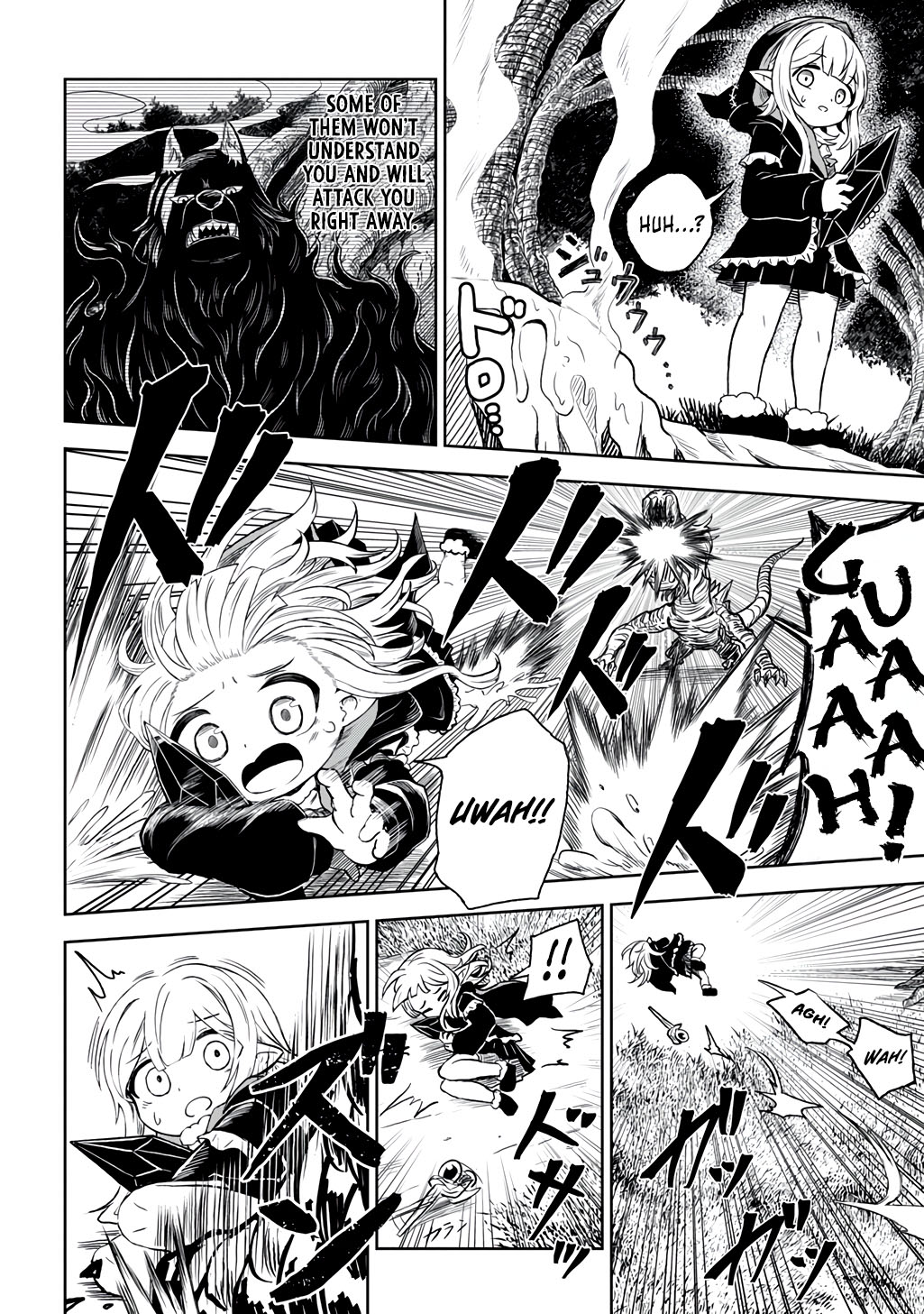 Halaman dari Mamono no Mori no Shojo Nova Chapter 1