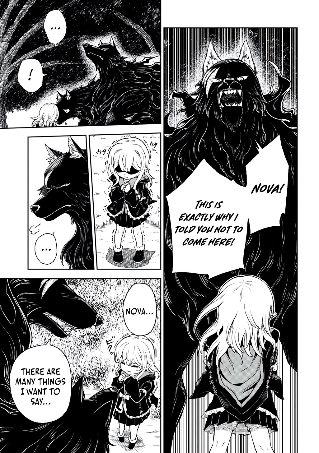 Halaman dari Mamono no Mori no Shojo Nova Chapter 1