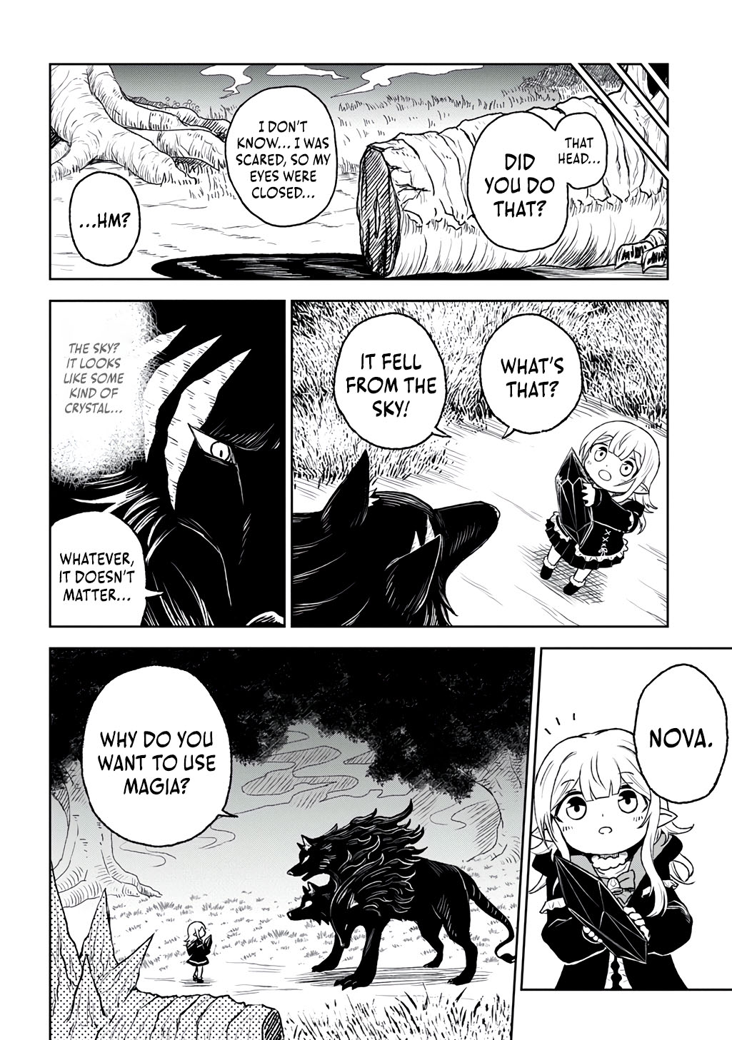 Halaman dari Mamono no Mori no Shojo Nova Chapter 1