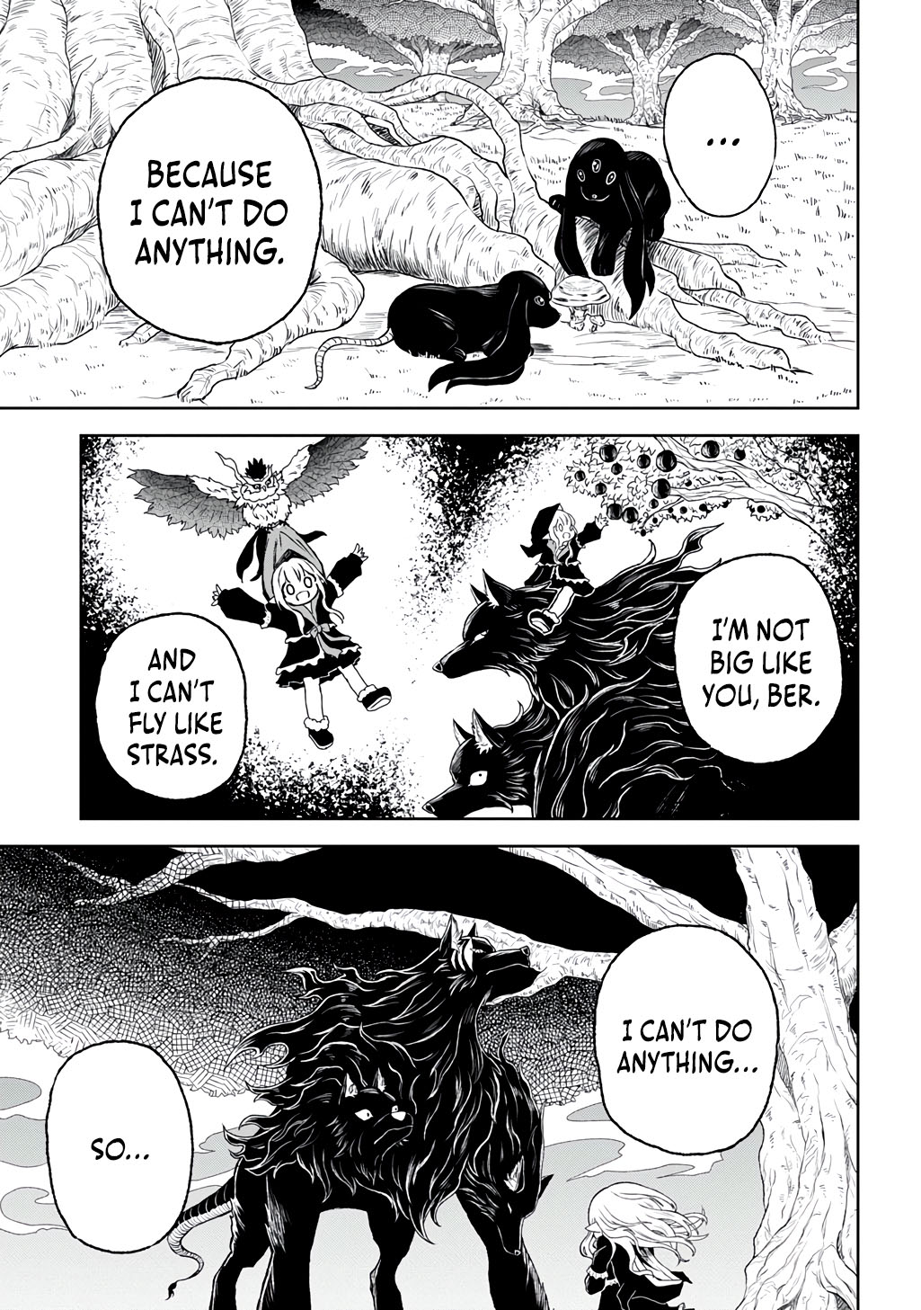 Halaman dari Mamono no Mori no Shojo Nova Chapter 1