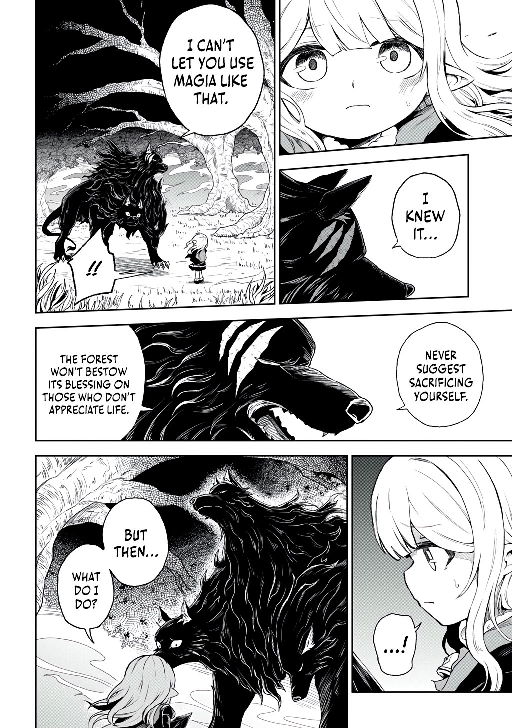 Halaman dari Mamono no Mori no Shojo Nova Chapter 1