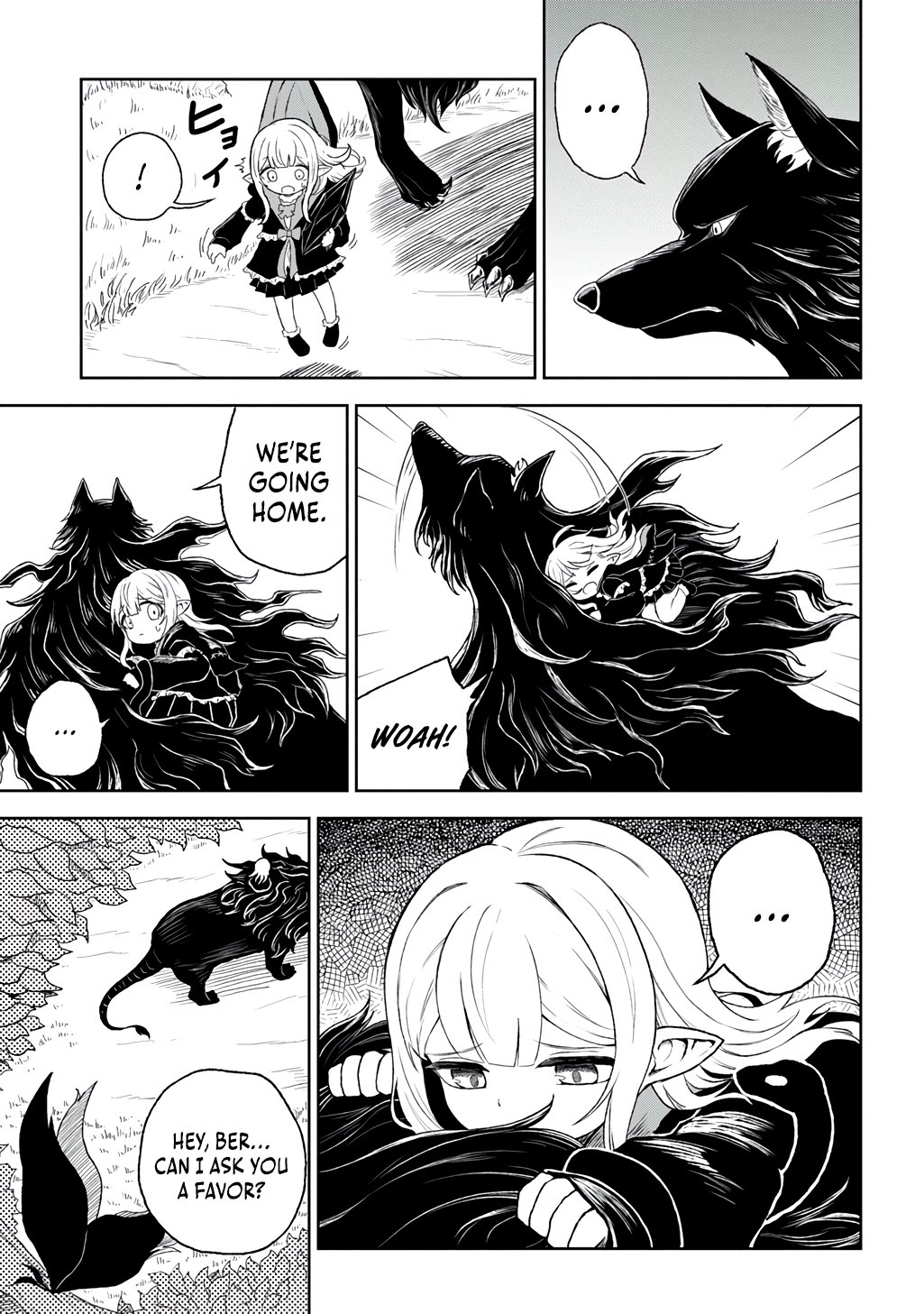 Halaman dari Mamono no Mori no Shojo Nova Chapter 1