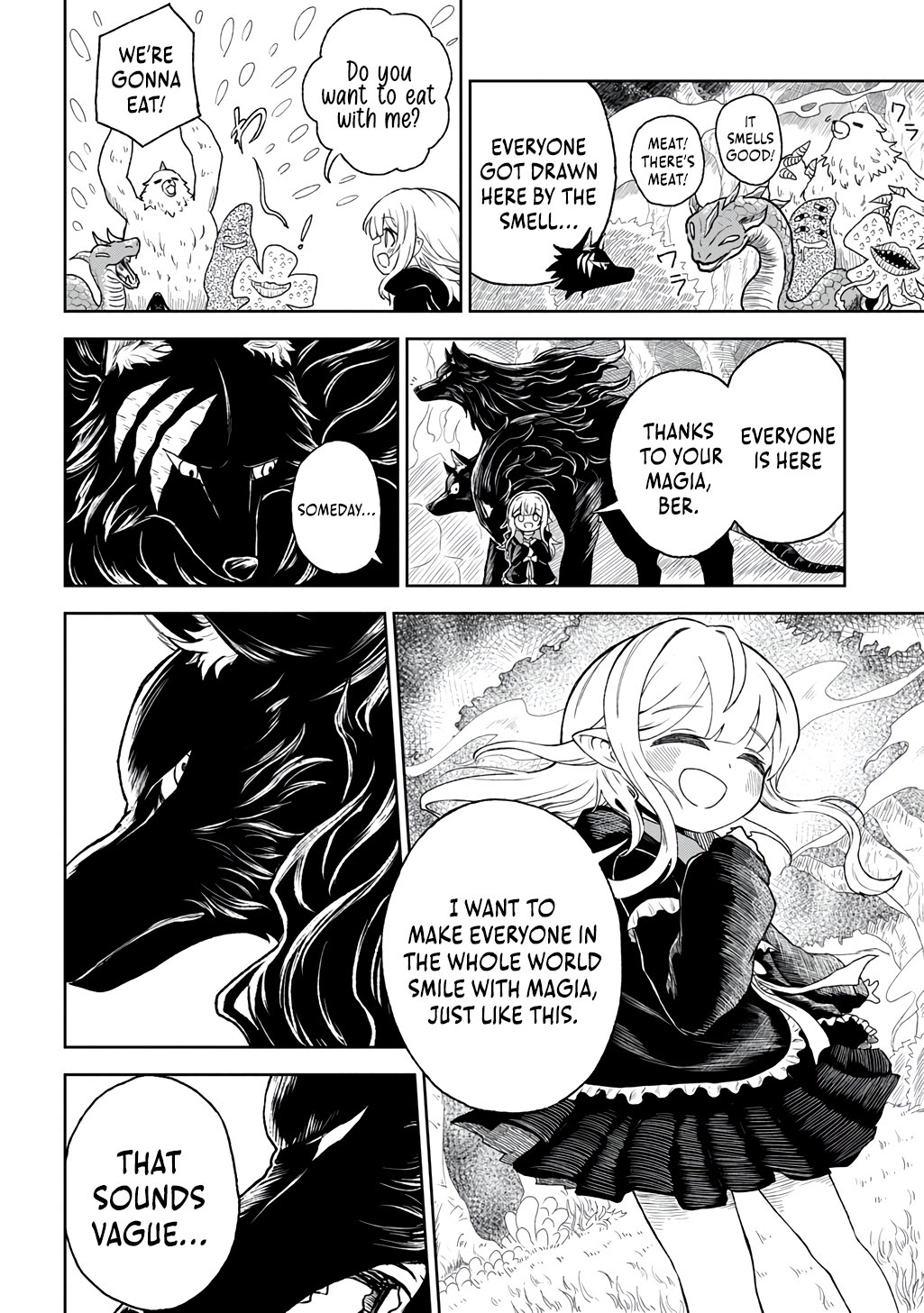 Halaman dari Mamono no Mori no Shojo Nova Chapter 1