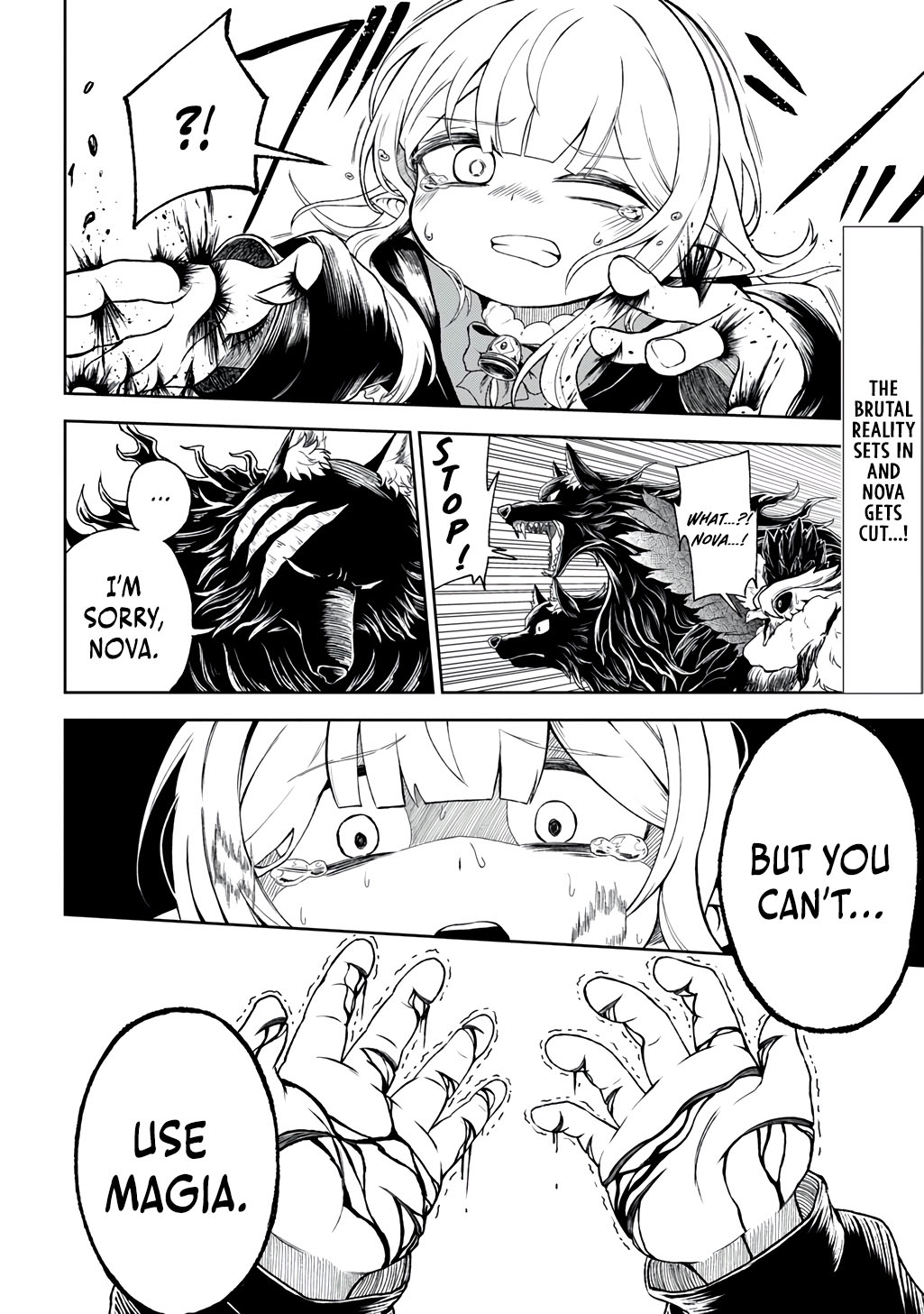 Halaman dari Mamono no Mori no Shojo Nova Chapter 1