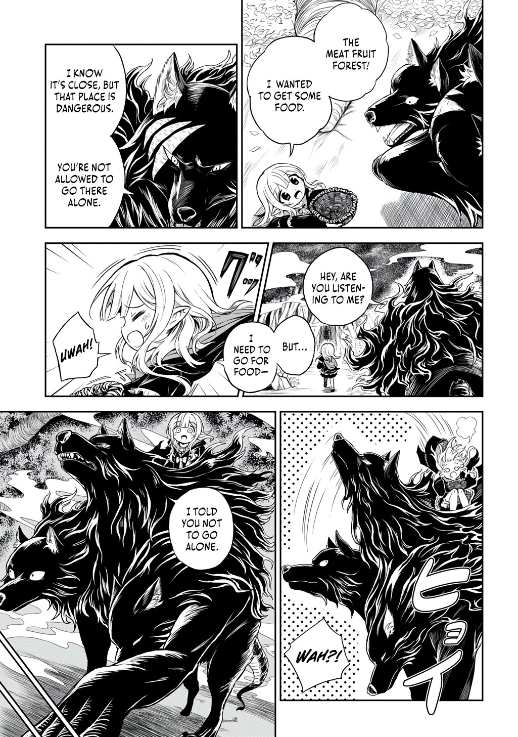 Halaman dari Mamono no Mori no Shojo Nova Chapter 1