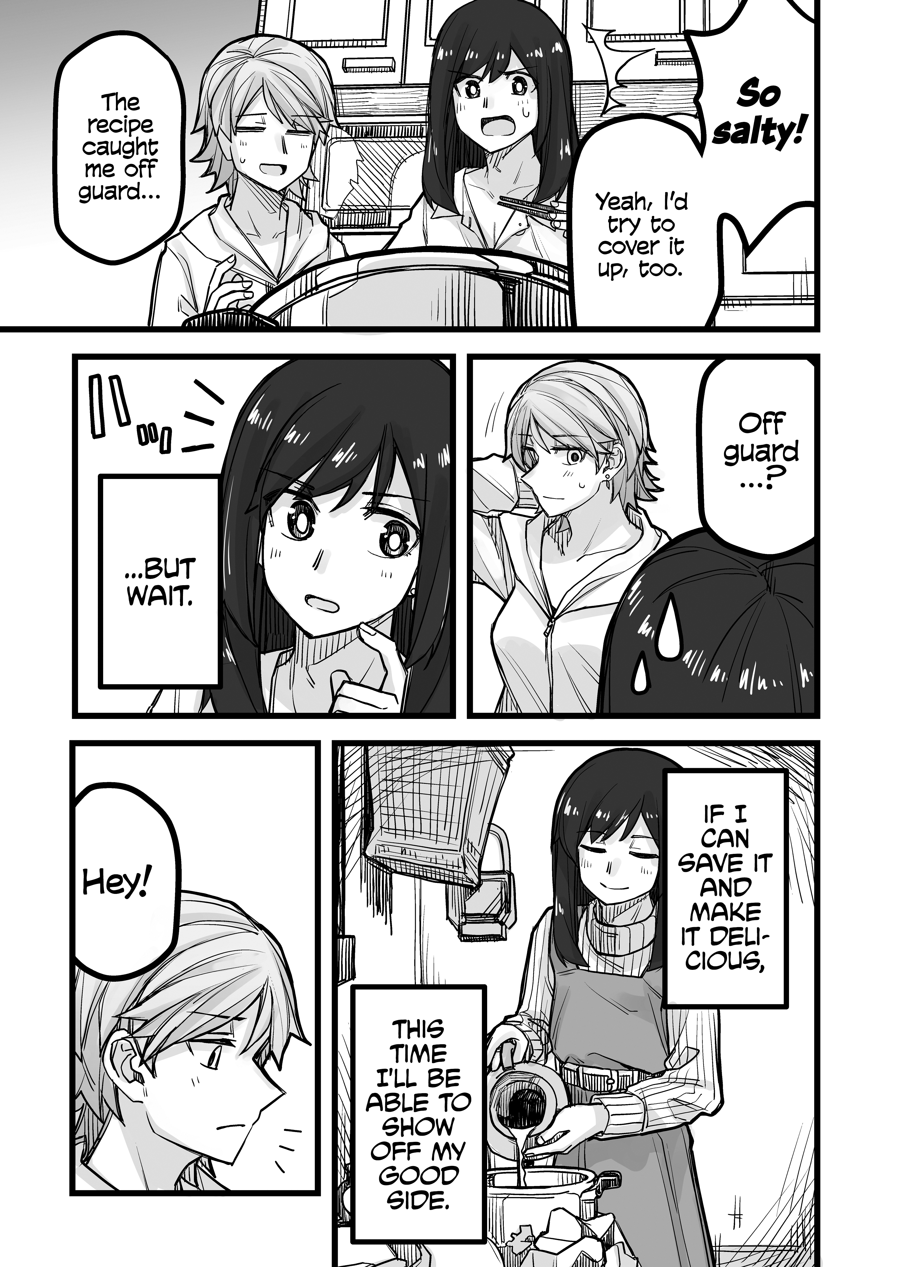Halaman dari Ikemen Joshi to Josou Danshi Chapter 35