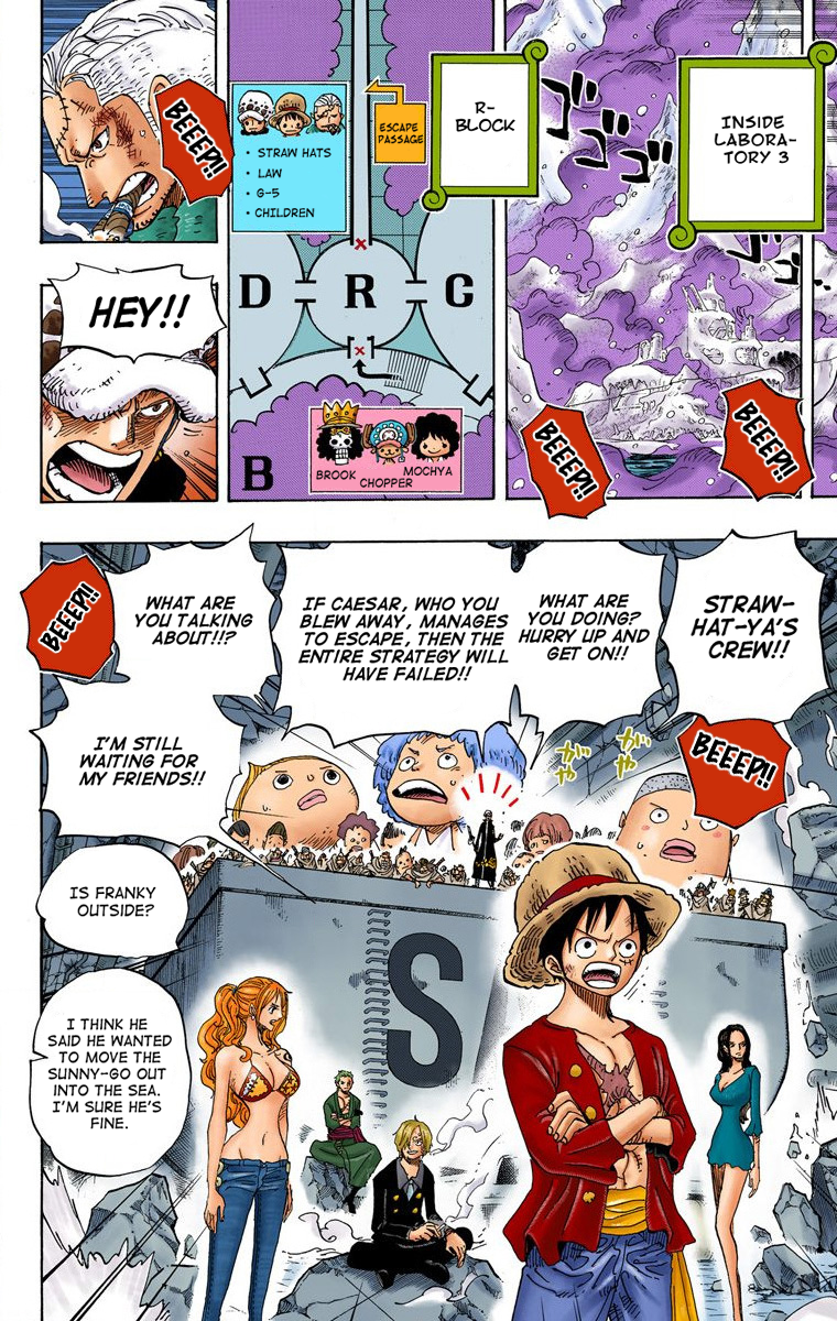 Halaman dari One Piece (Official Colored) Chapter 693