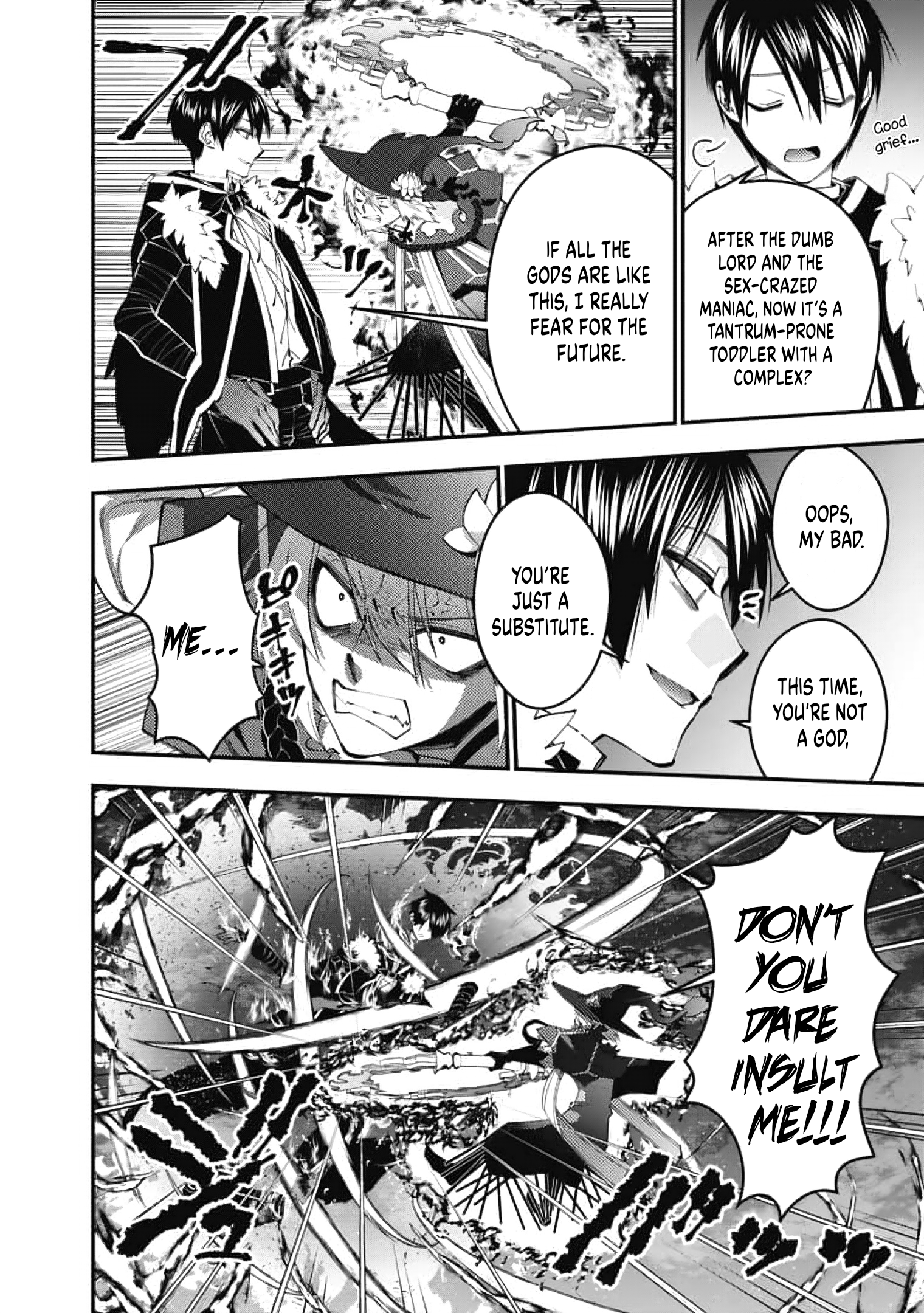 Halaman dari Fukushuu o Koinegau Saikyou Yuusha wa, Yami no Chikara de Senmetsu Musou Suru Chapter 118