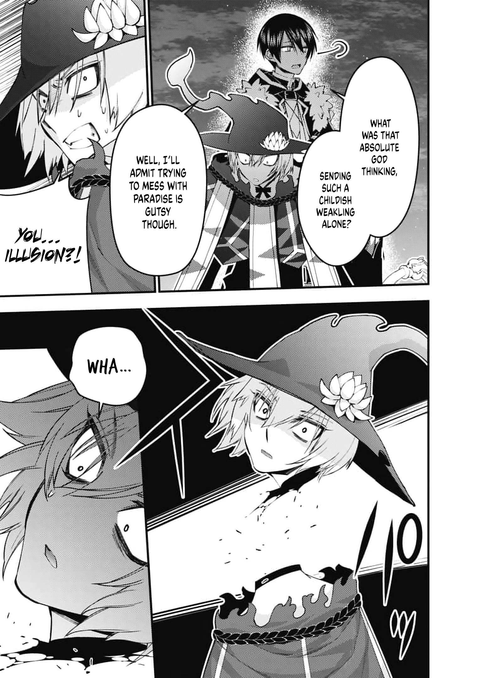 Halaman dari Fukushuu o Koinegau Saikyou Yuusha wa, Yami no Chikara de Senmetsu Musou Suru Chapter 118