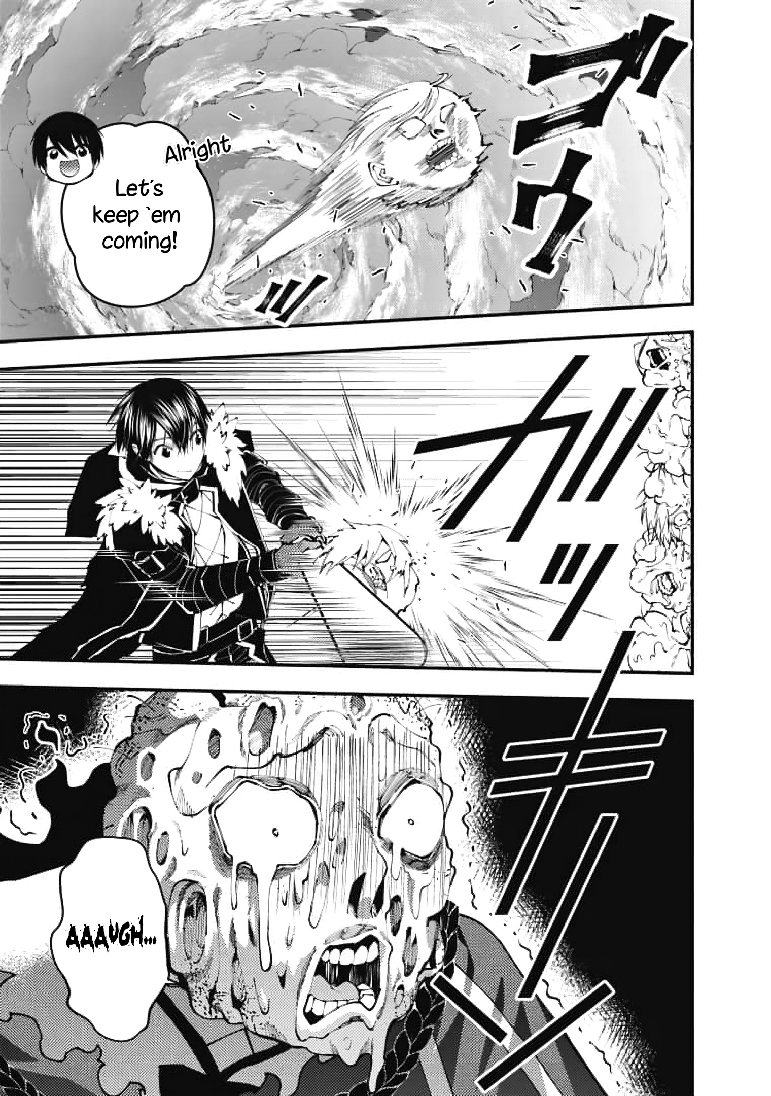 Halaman dari Fukushuu o Koinegau Saikyou Yuusha wa, Yami no Chikara de Senmetsu Musou Suru Chapter 118