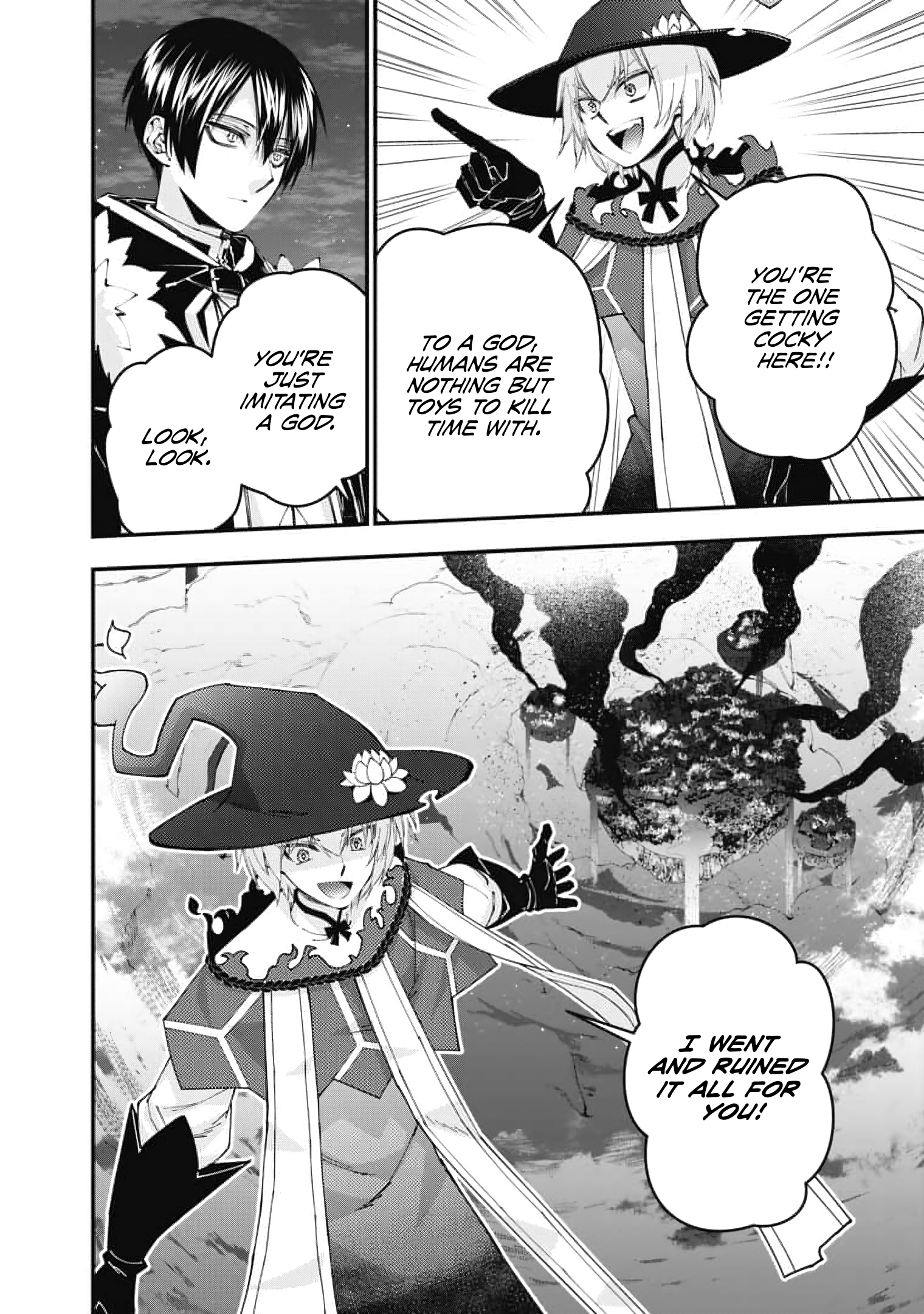 Halaman dari Fukushuu o Koinegau Saikyou Yuusha wa, Yami no Chikara de Senmetsu Musou Suru Chapter 118