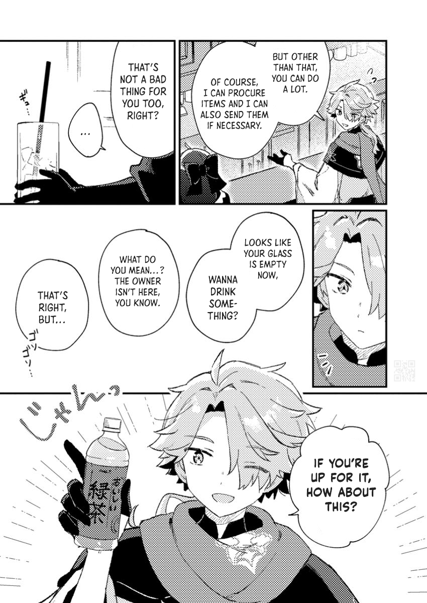 Halaman dari Isekai Shounin - Skill <Isekai Tokou> wo Kushi Shite, Yuuyuu Jiteki na Okanemochi Slow Life wo Okurimasu Chapter 2.2