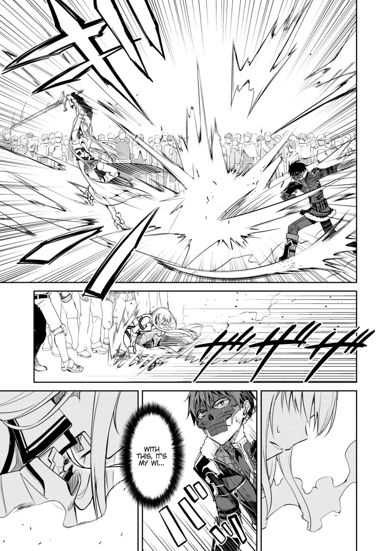 Halaman dari Boushoku no Berserk ~Ore dake Level to Iu Gainen wo Toppa suru~ Chapter 26