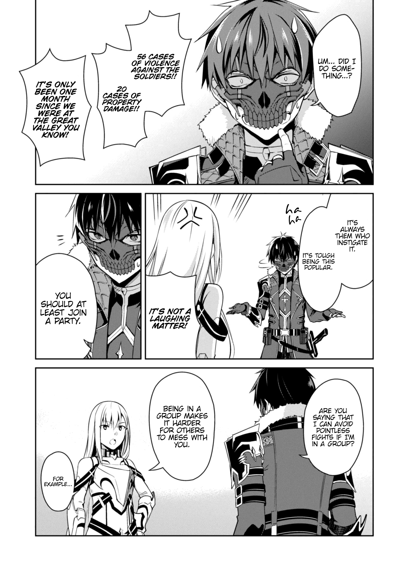 Halaman dari Boushoku no Berserk ~Ore dake Level to Iu Gainen wo Toppa suru~ Chapter 26